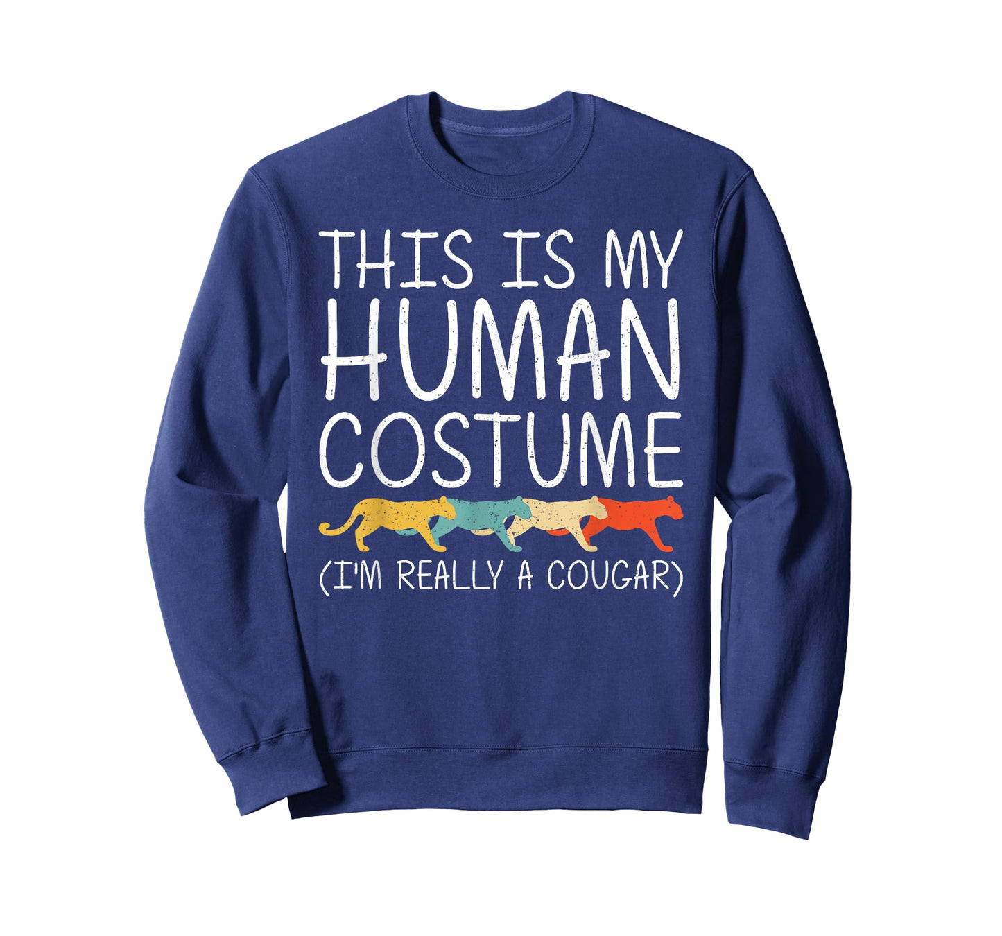 Cougar Halloween Human Costume Puma Animal Easy DIY Gift T-Shirt