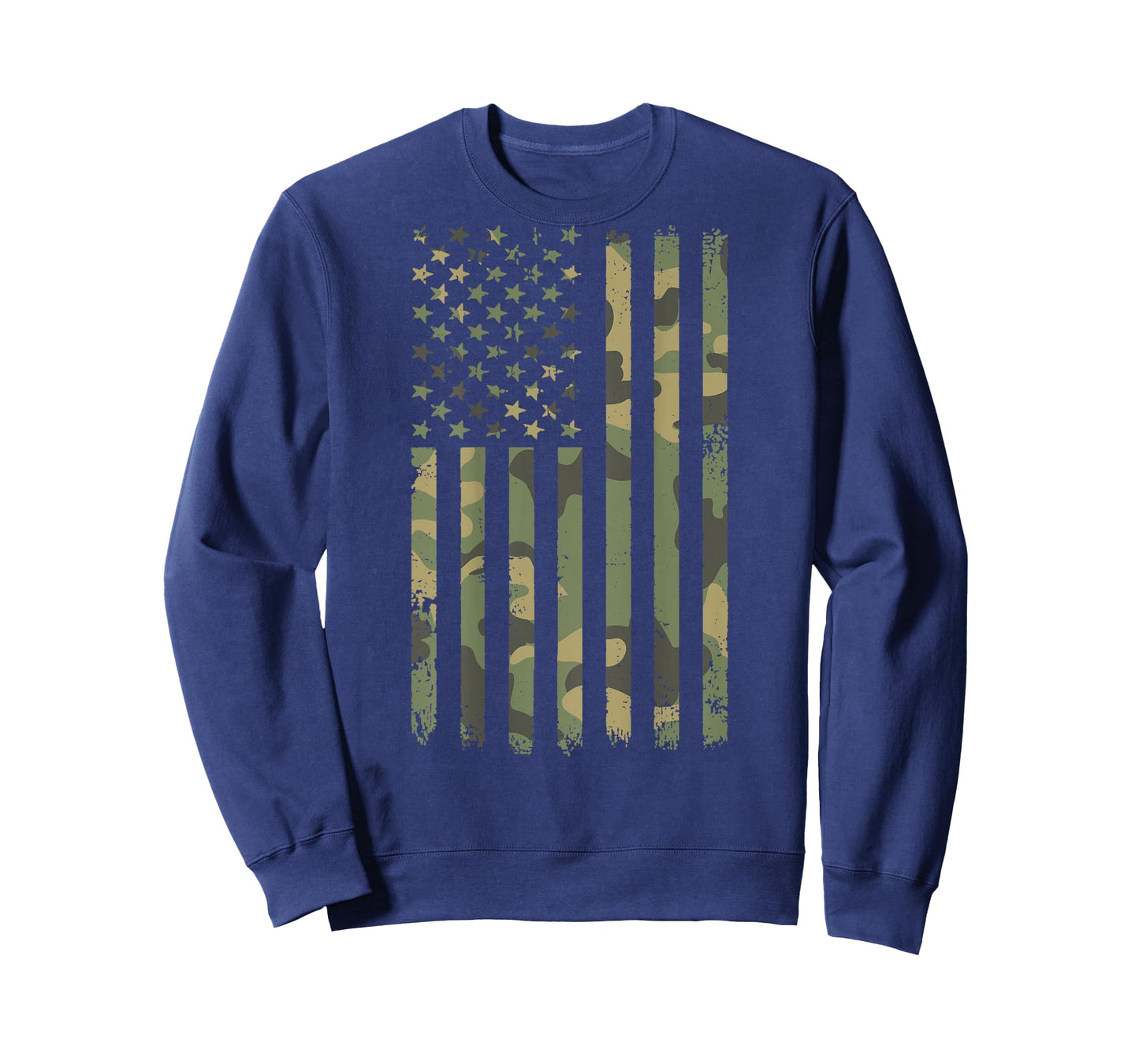 Vintage Camouflage American Flag Men, Women, Teens, & Kids T-Shirt