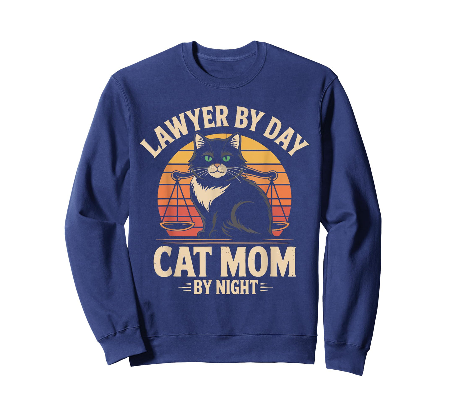 Justice Law by Day Cat Mom by Night Lawyer T-Shirt