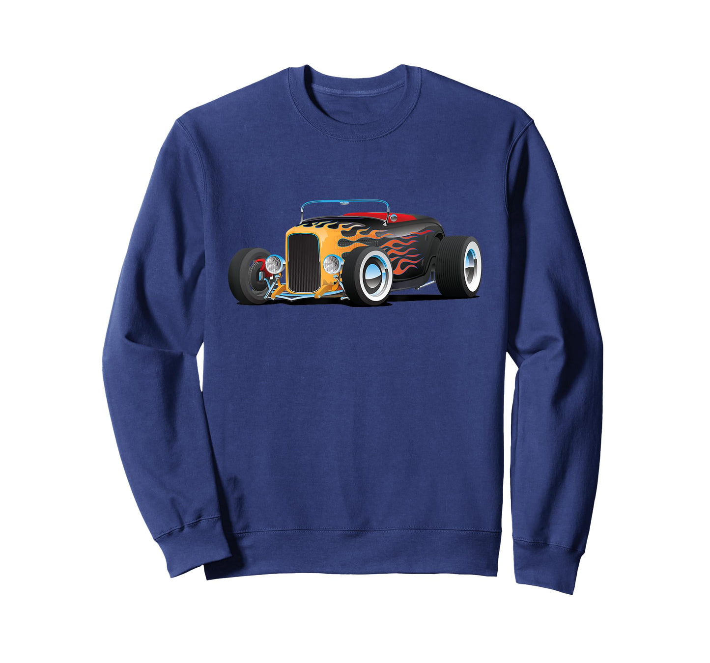 Classic Retro Vintage Custom Hotrod Car Illustration T-Shirt