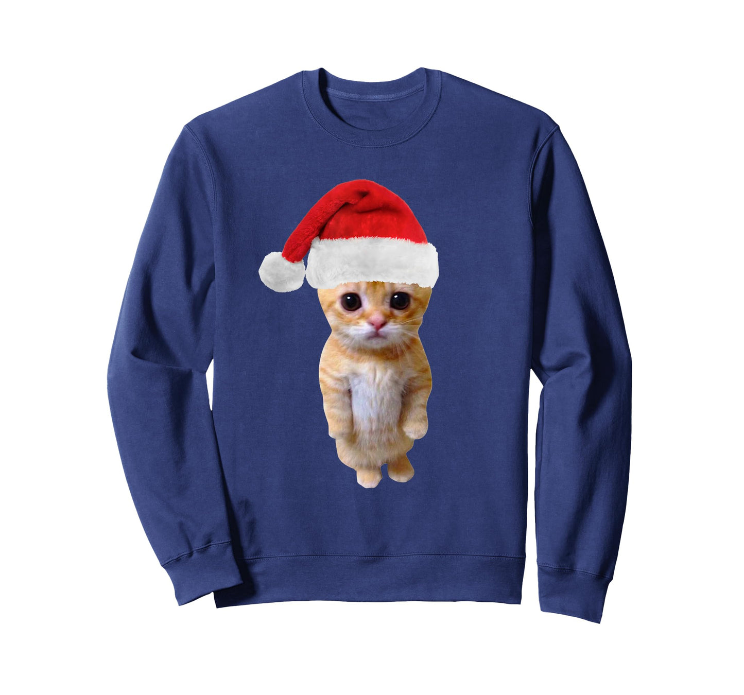 Christmas El Gato Meme Sad Cat Munchkin Kitty Meme Trendy Men Women Kids T-Shirt