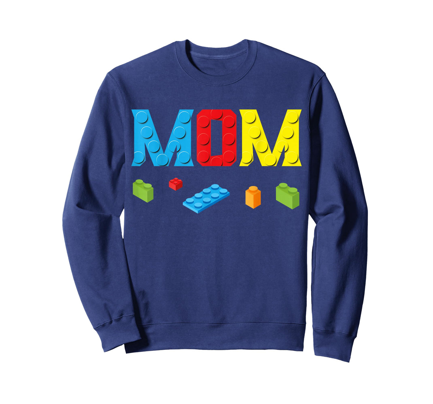 Mom Master Builder Building Bricks Blocks Family Set Parents T-Shirt Small