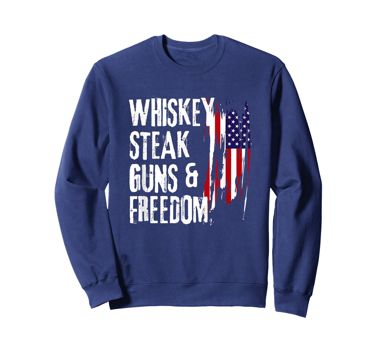 Whiskey Steak Guns & Freedom Cool Whiskey Freedom T-Shirt