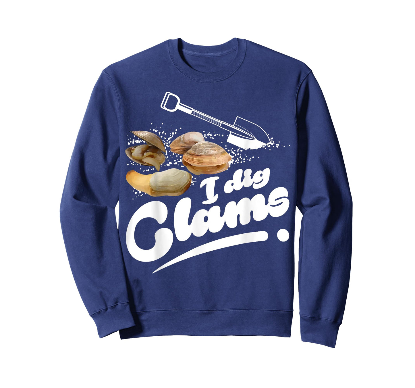 Cool I Dig Clams Funny Clamming Gift Clam Digging Men Women T-Shirt