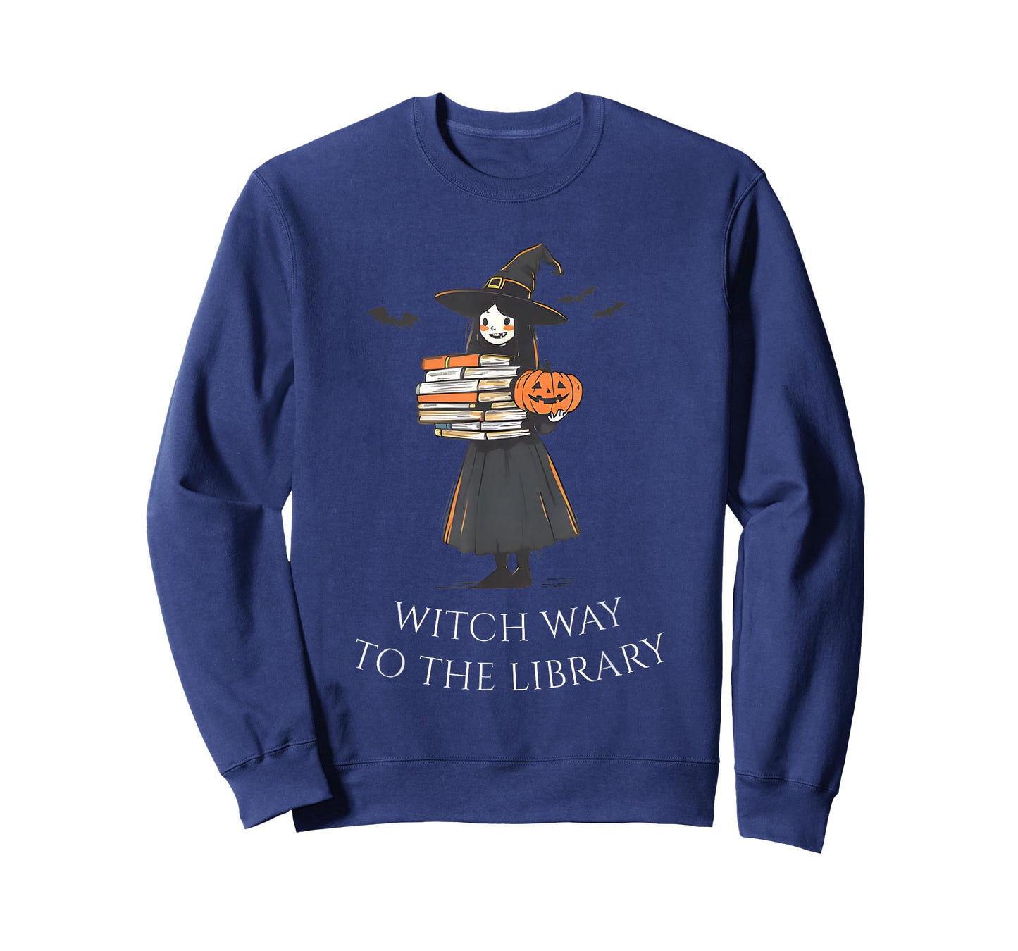 Witch Way to The Library Halloween Librarian Book Bookworm T-Shirt