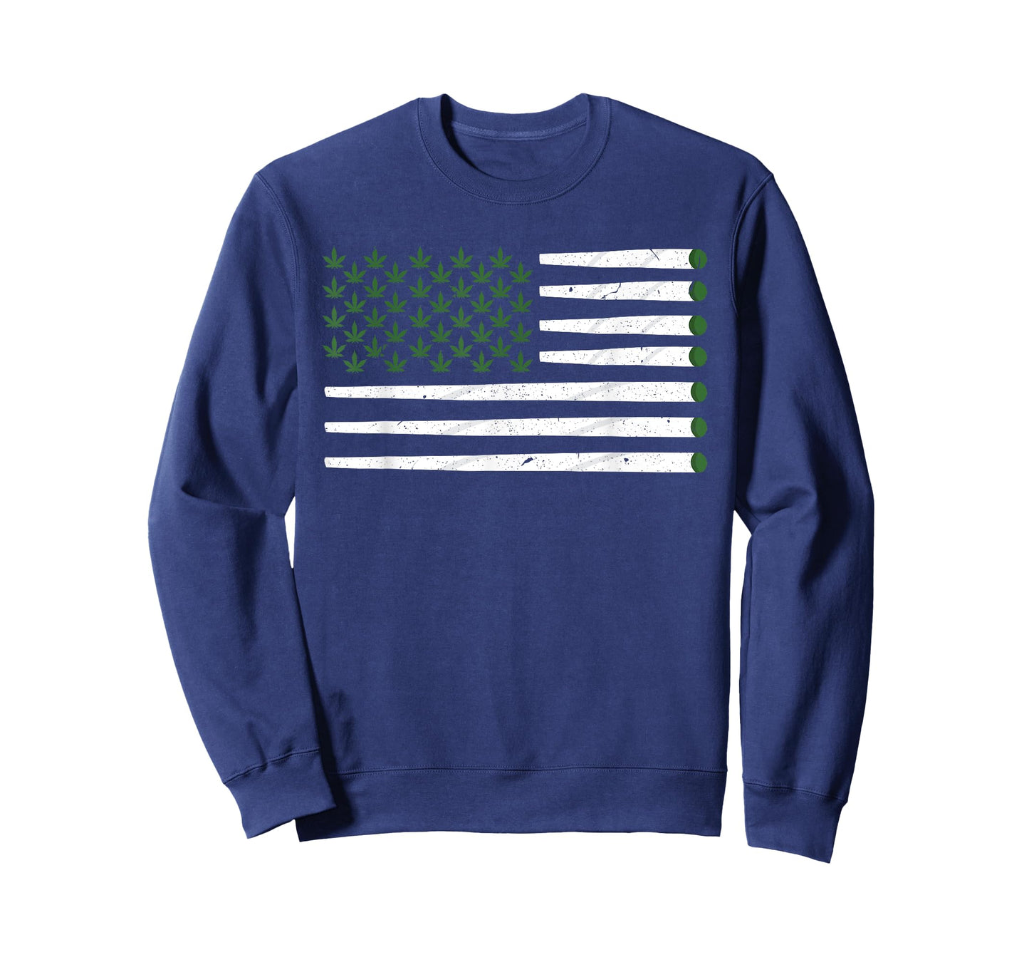 Weed Cannabis Patriot Joint American Flag Marijuana Gift T-Shirt for Women Men