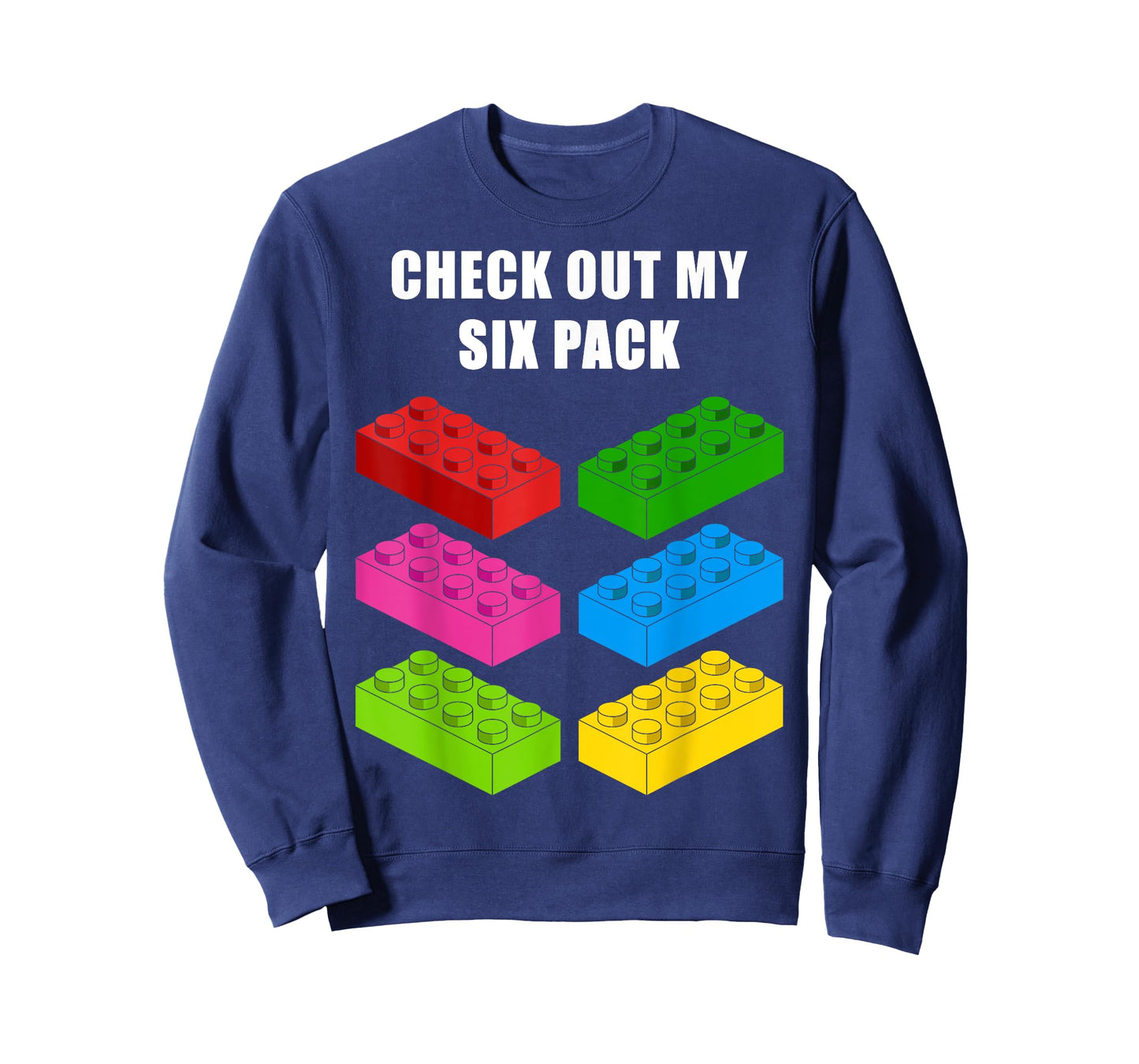 Check Out My Six Pack Funny idea for Building Blocks Lovers T-Shirt