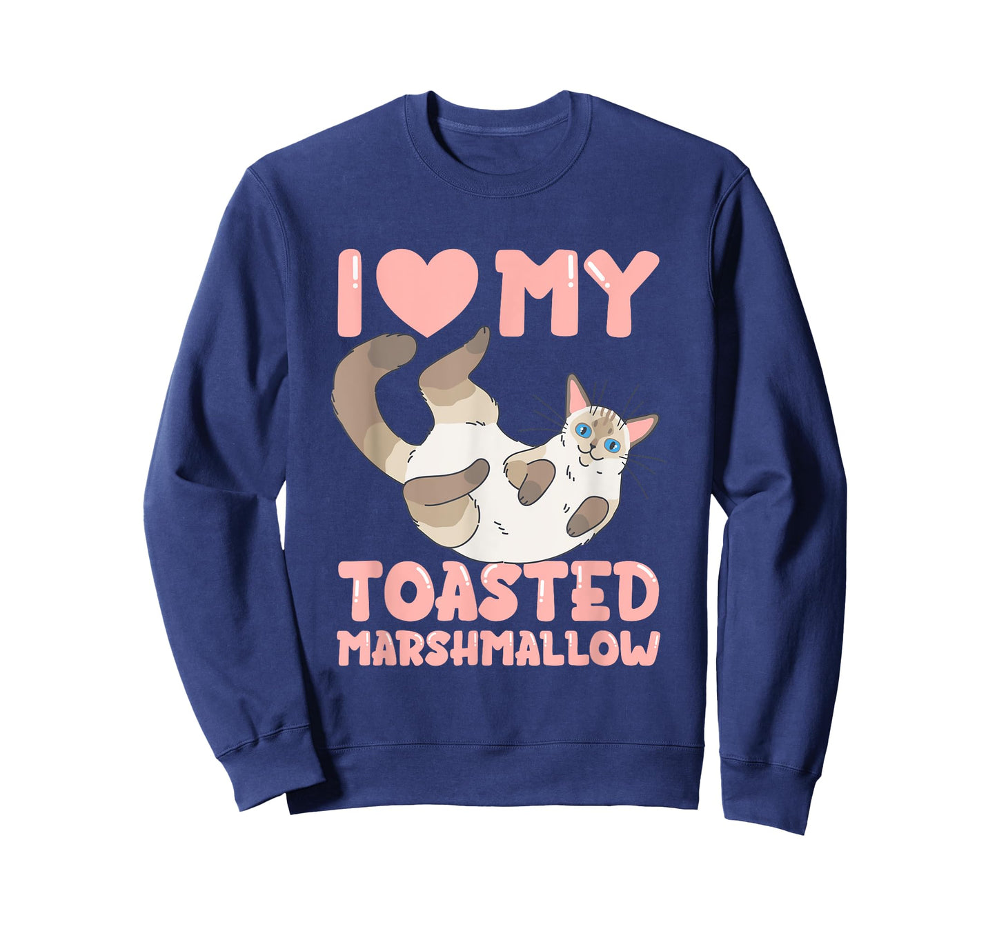 Flame Point Siamese Cat I Love My Toasted Marshmallow T-Shirt