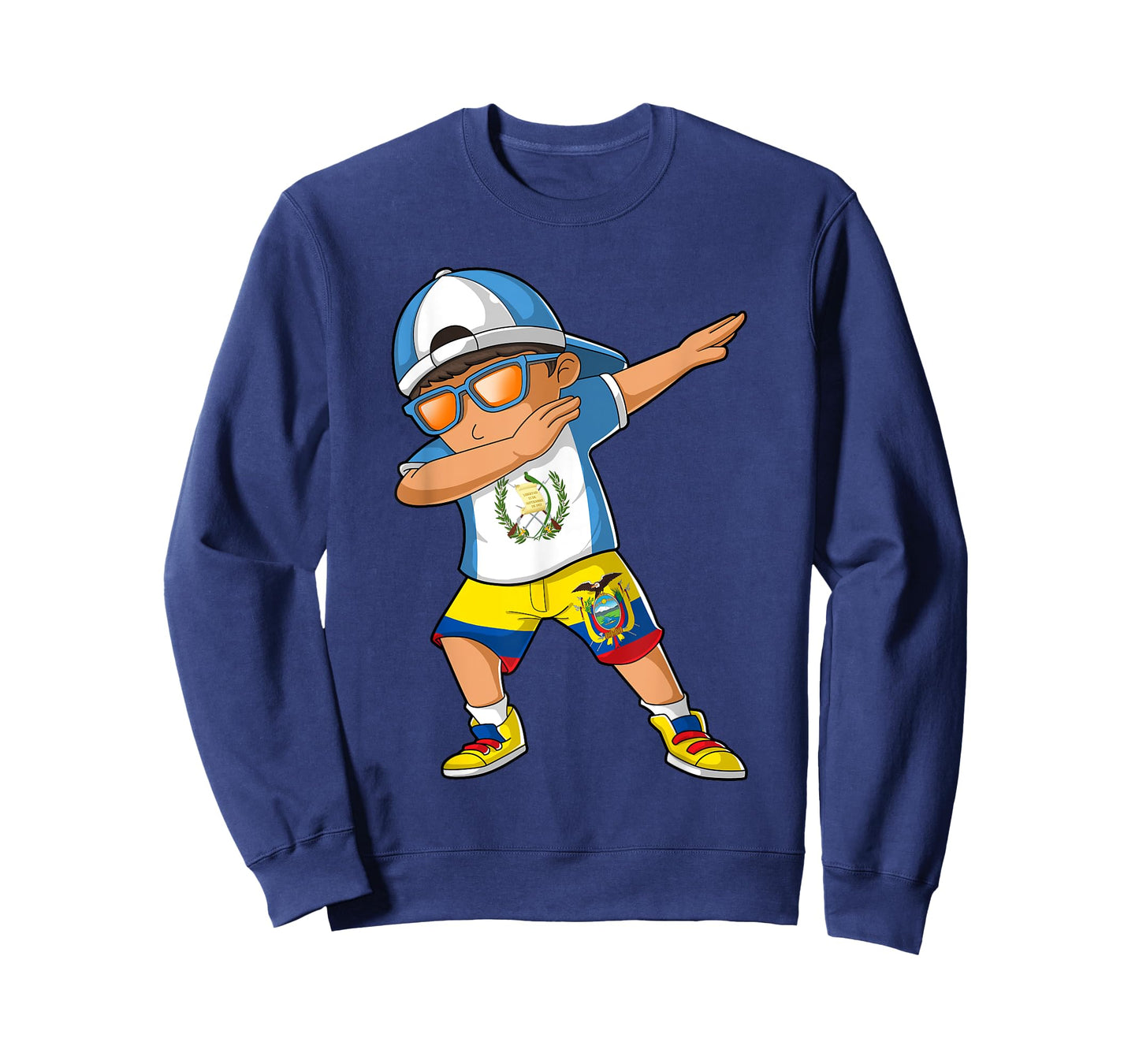 Half Guatemalan Half Ecuadorian Boy Guatemala Flag T-Shirt