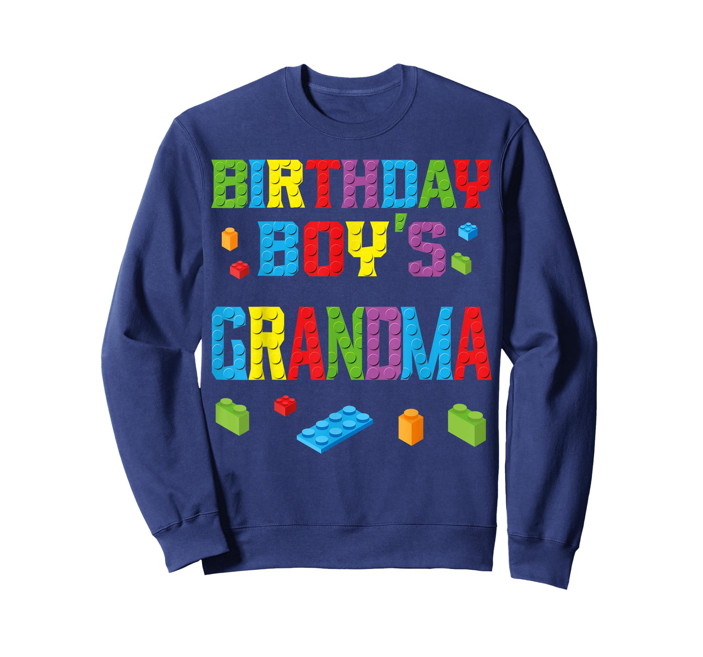 Master Builder Birthday Boy's Grandma Building Bricks Blocks T-Shirt