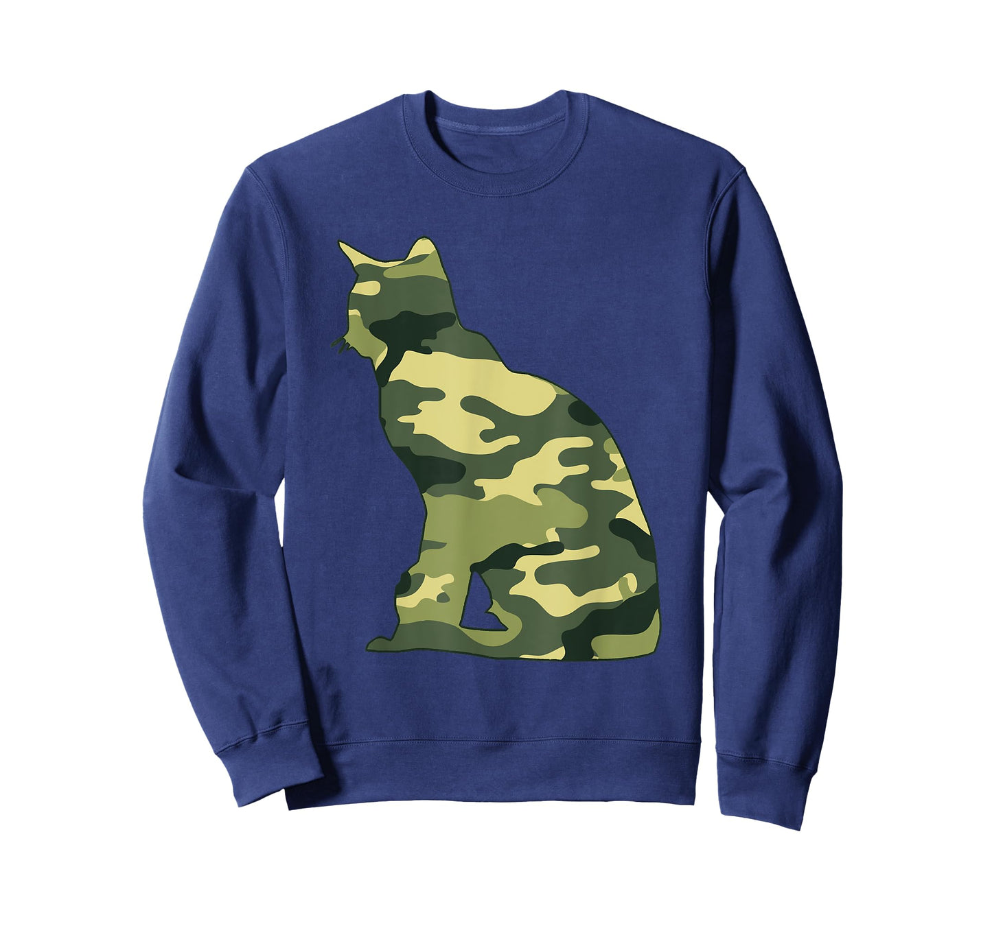 Military Burmese Camo Men Print US Cat Kitty Veteran Gift T-Shirt
