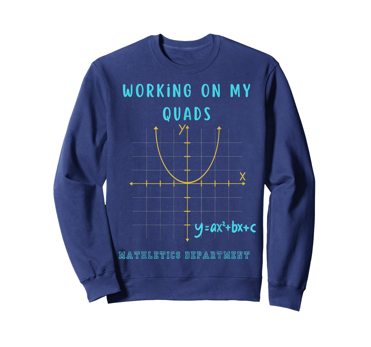 Mathletics Working On My Quads Algebra Algebra Math Teacher T-Shirt