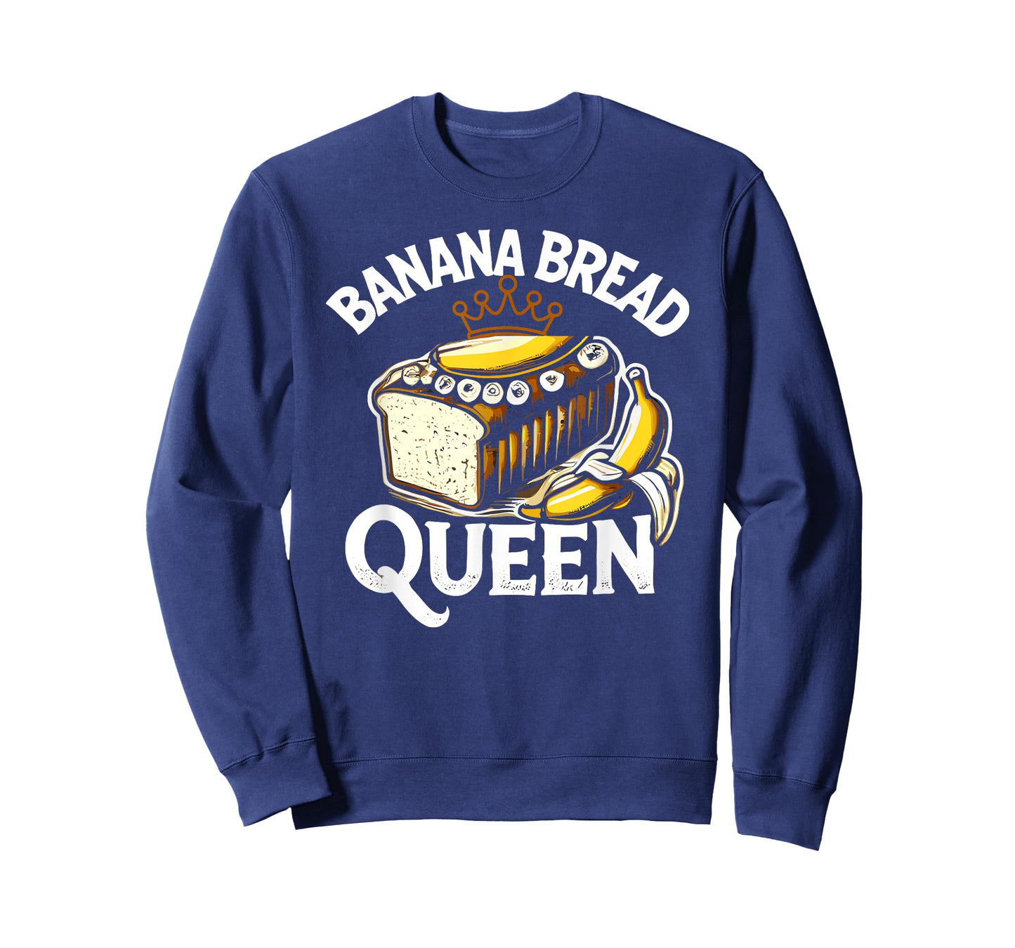 Banana Bread Queen Funny Women Baking T-Shirt