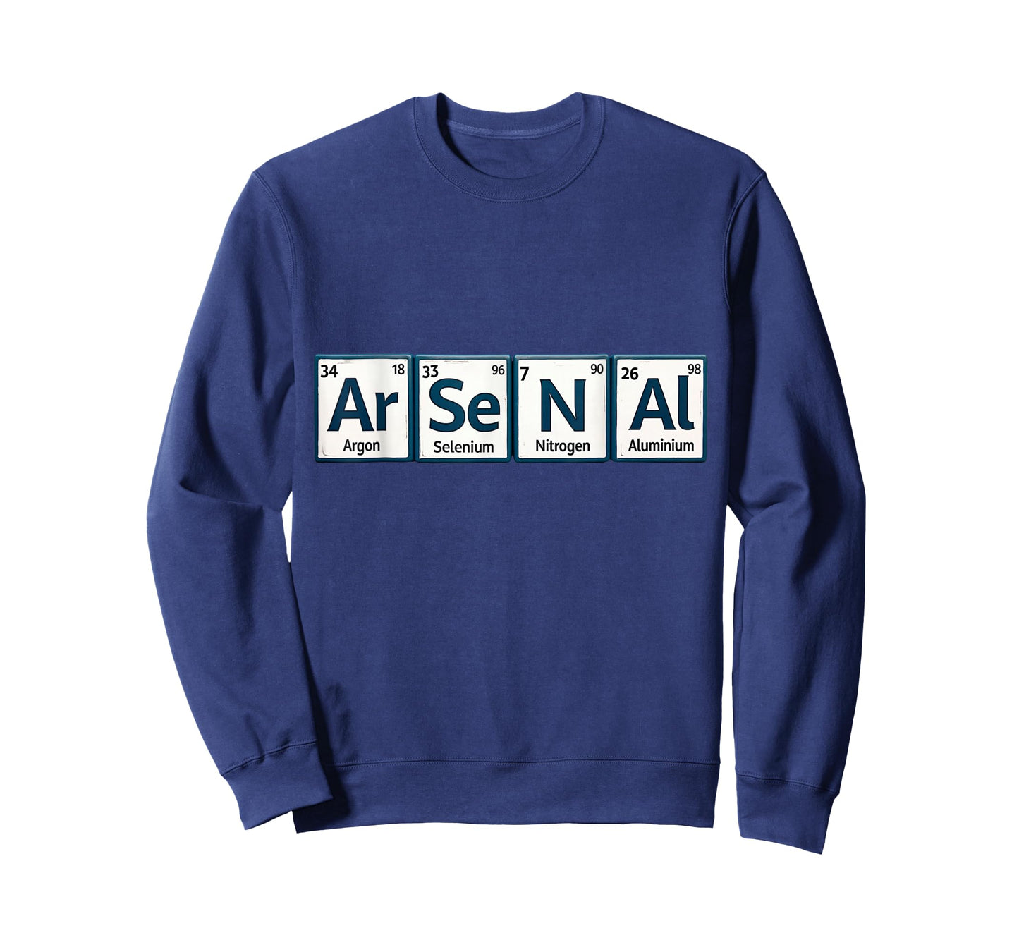 Arsenal (Ar-Se-N-Al) Periodic Table Elements T-Shirt
