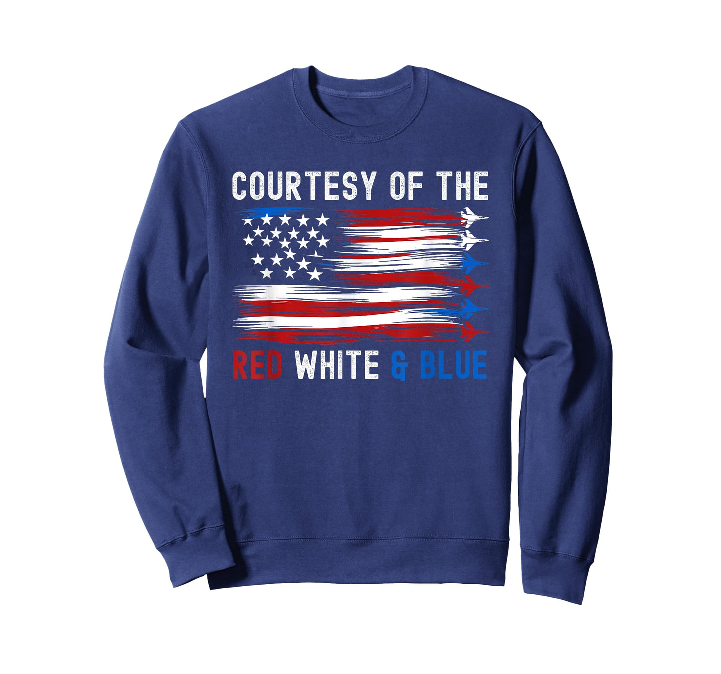 Courtesy Red White Blue Funny Patriotic US Flag T-Shirt