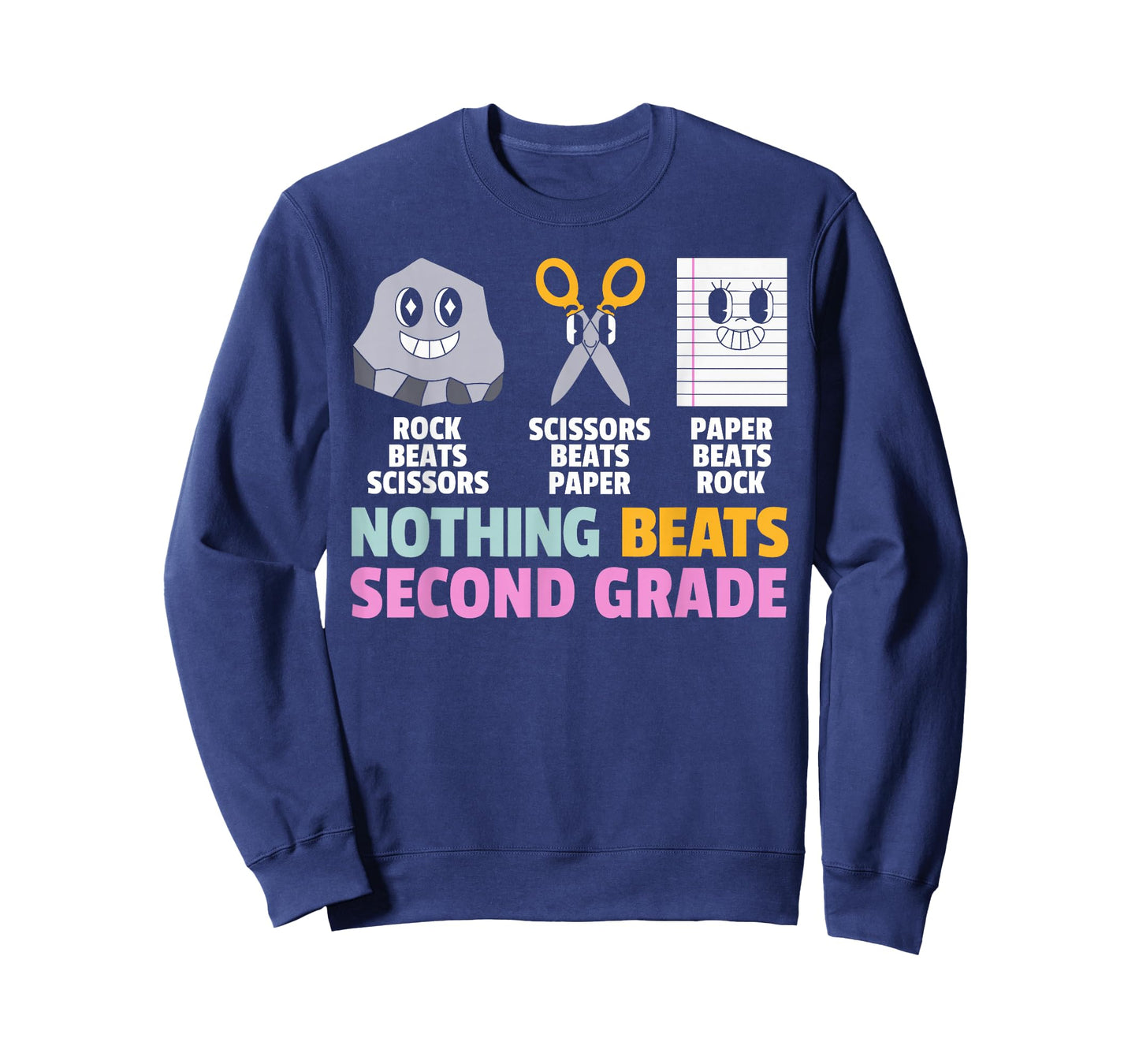 Nothing Beats 2nd Second Grade Back to School Teacher Kids T-Shirt