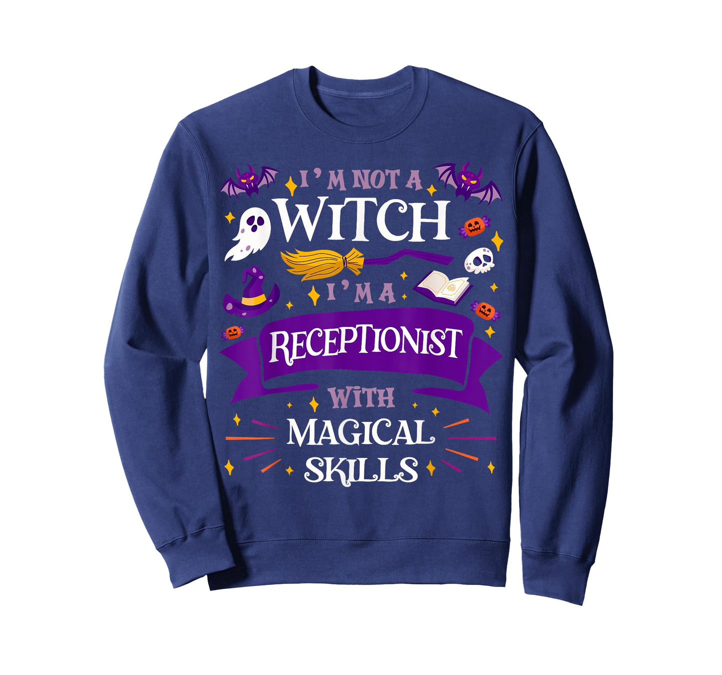 Ain't a Witch - Receptionist With Magical Skills Halloween T-Shirt