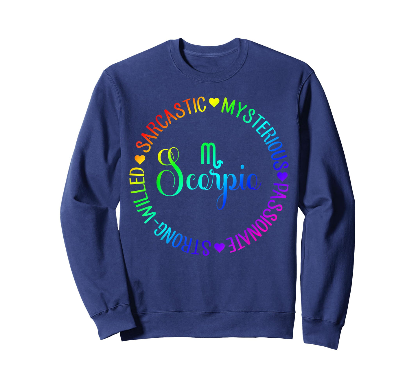 Rainbow Circle Personality Scorpio Zodiac T-Shirt
