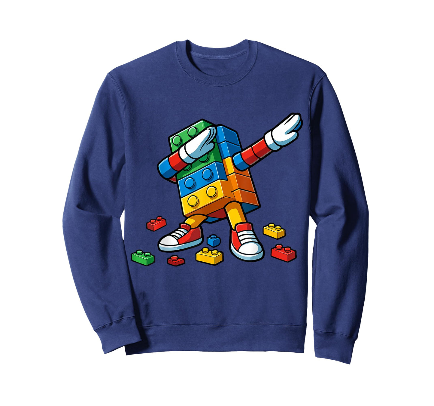 Dabbing Kids Master Builder Funny Building Blocks Brick Boys T-Shirt