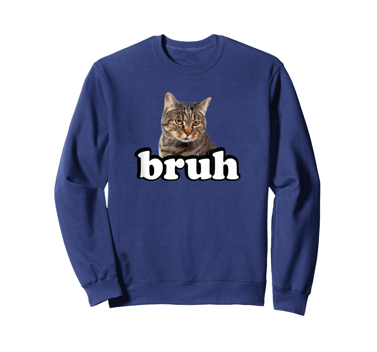 Bruh Bro Kids Mens Womens Brown Tabby Cat Lover T-Shirt