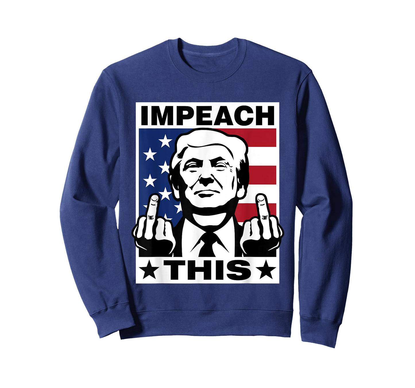 Trump Impeach This USA Fingers Funny 2020 T-Shirt