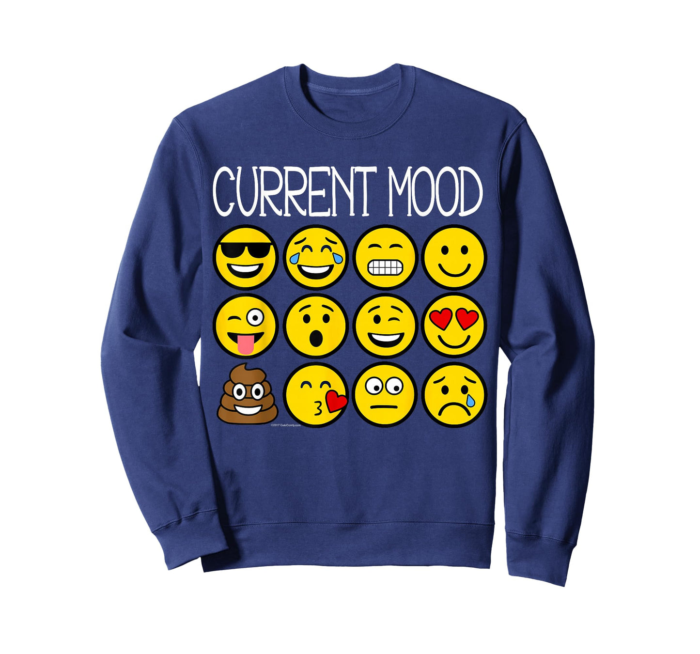 Point to Current Mood Emoticon Happy Emotion Faces Kids Boys T-Shirt
