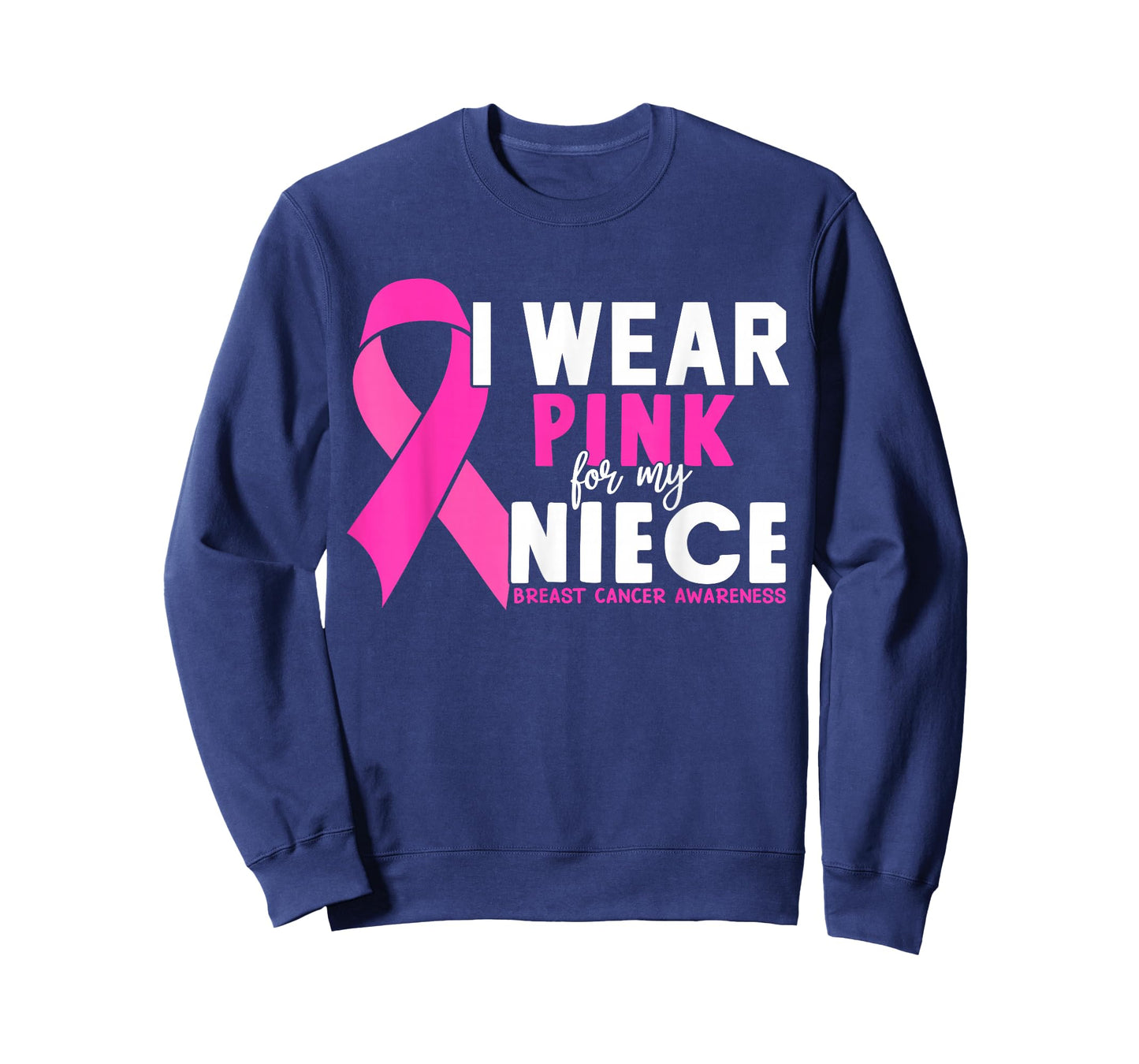 I wear Pink for my Niece Breast Cancer Awareness T-Shirt