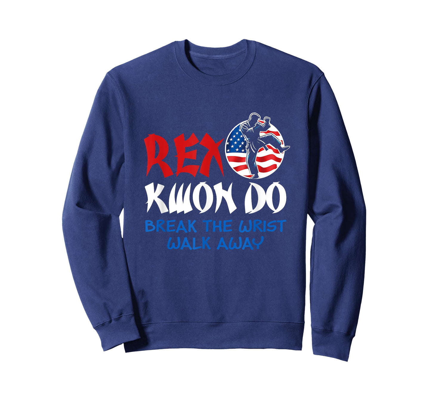 Rex Kwon Do American Flag Taekwondo Martial Art Sport T-Shirt