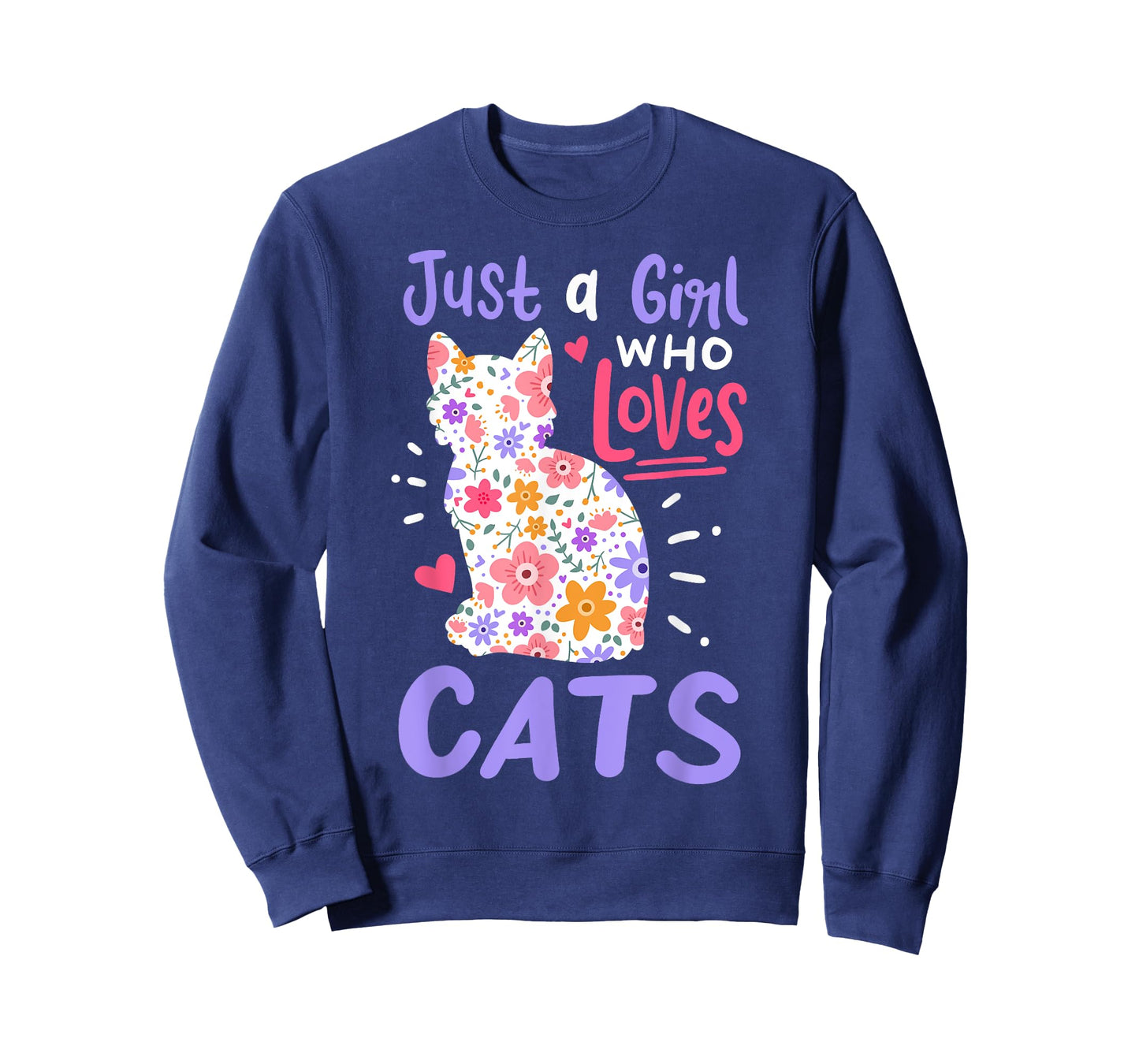 Cat Just A Girl Who Loves Cats Gift for Cat Lovers T-Shirt