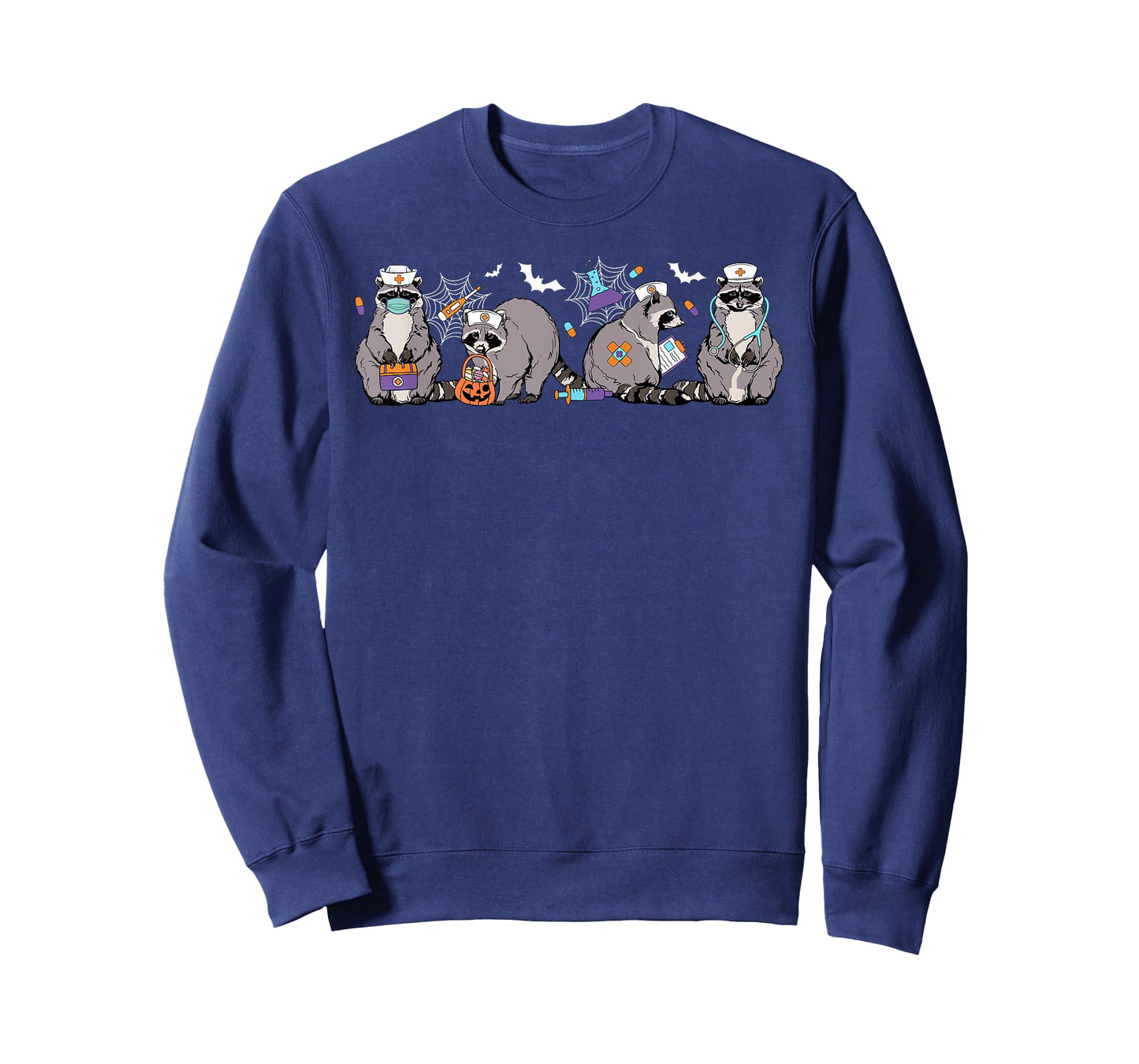 Cute Nurse Raccoon Halloween T-Shirt