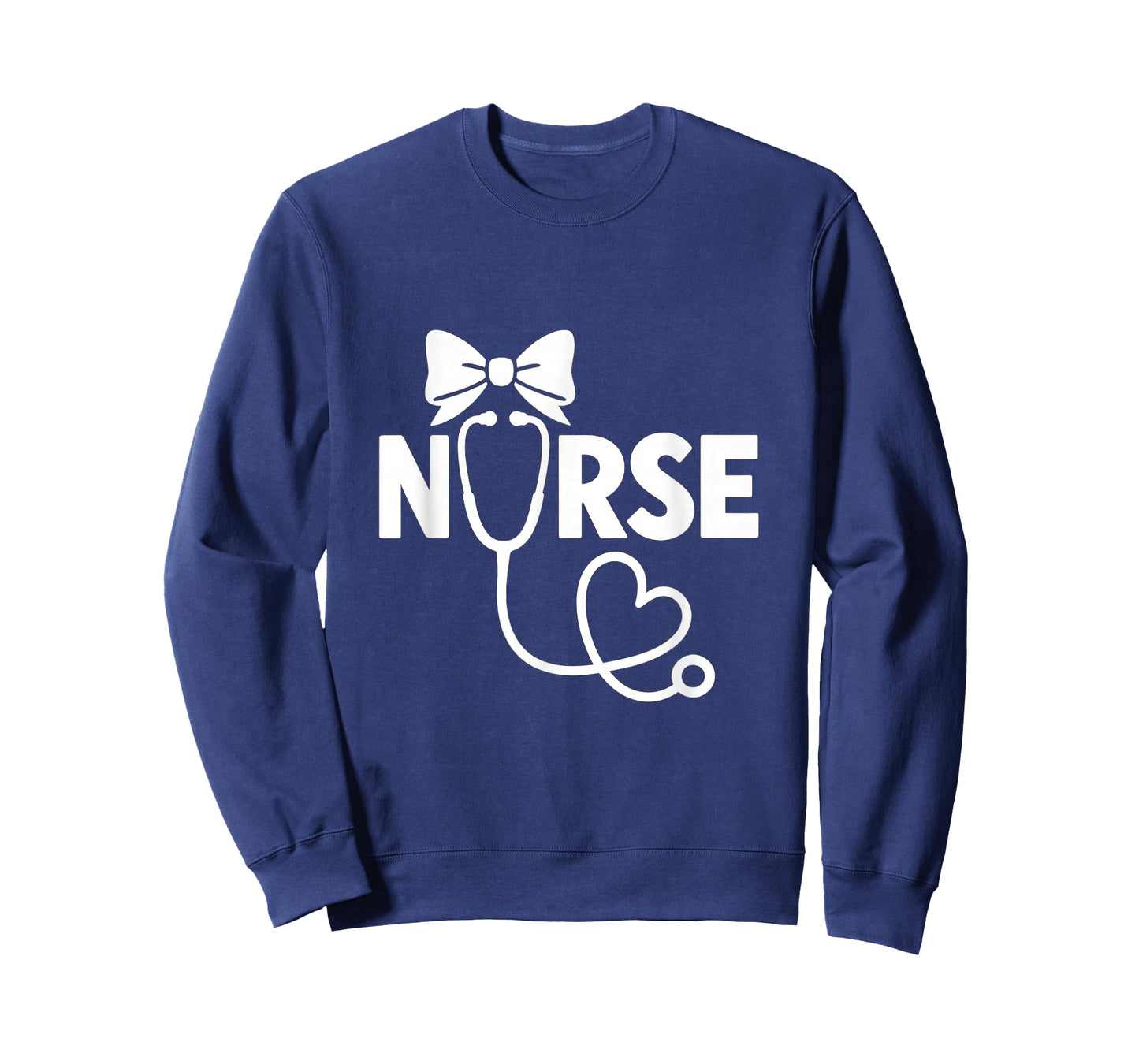 Coquette Bow Nurse Stethoscope Heart Nursing Doctor T-Shirt
