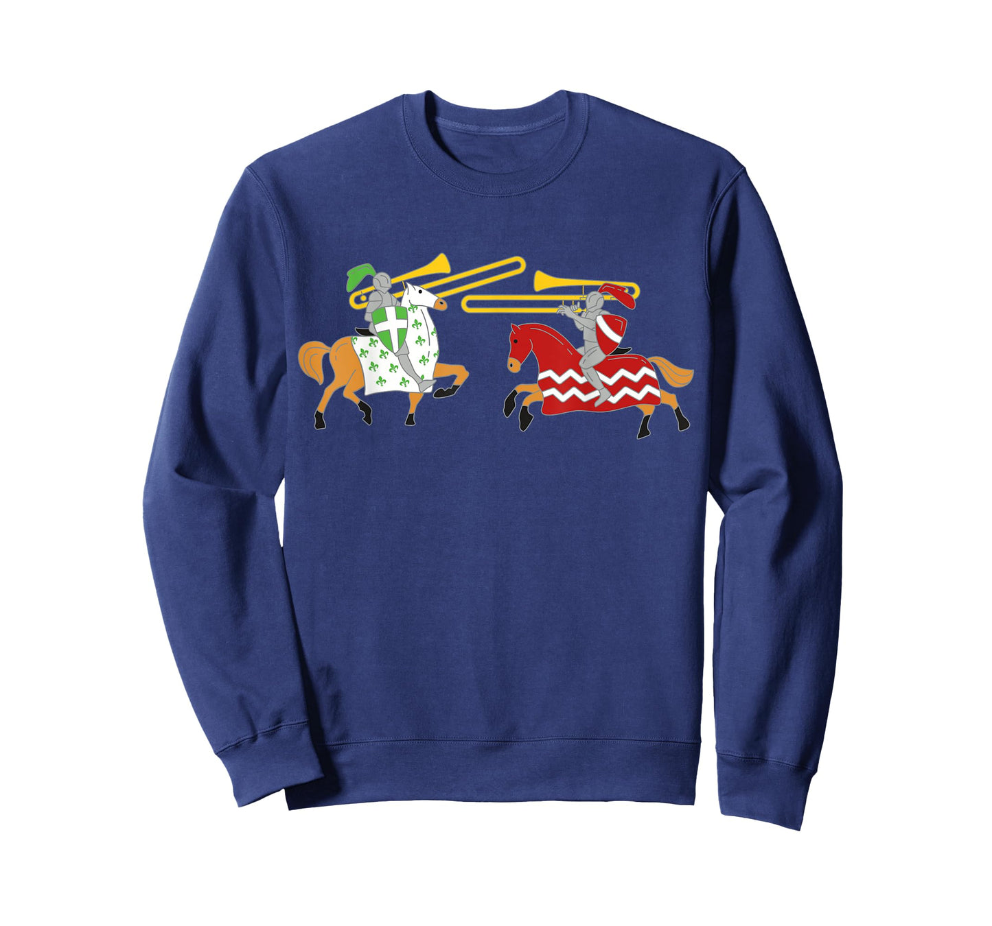 Jousting Funny Trombone T-Shirt For Trombonists T-Shirt