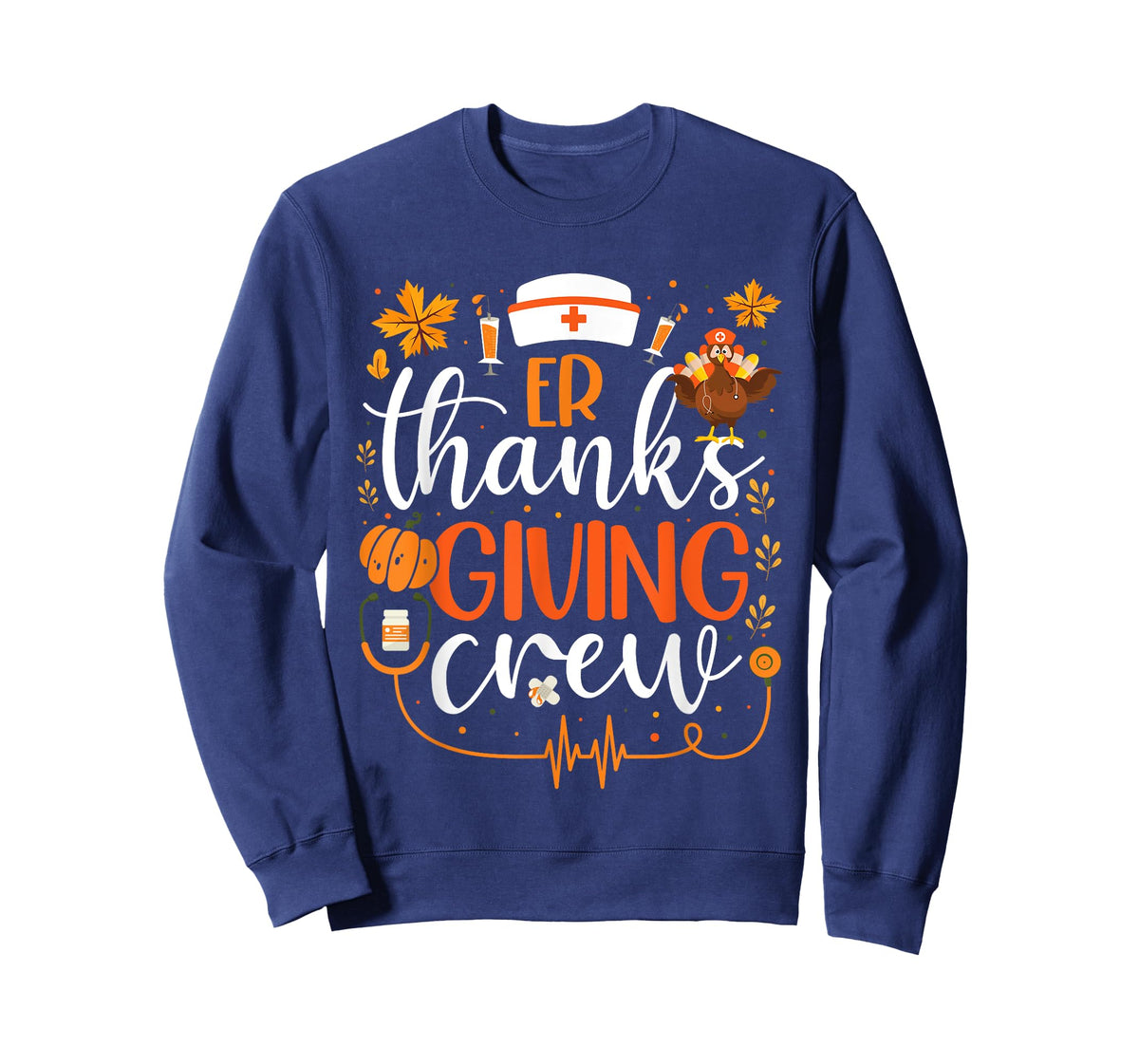 ER Thanksgiving Nurse Crew Emergency Room Nurse Thanksgiving T-Shirt