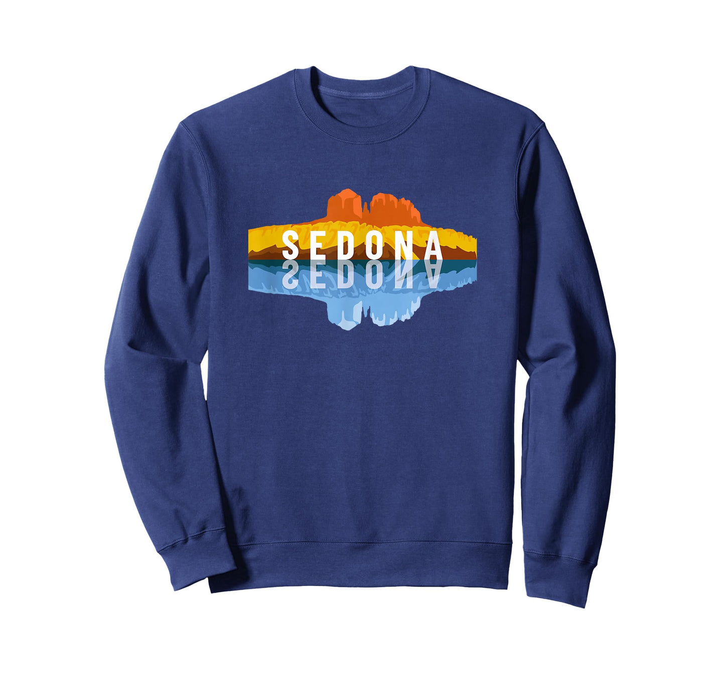 Sedona Arizona Mountain Reflections - Arizonan Climbing T-Shirt