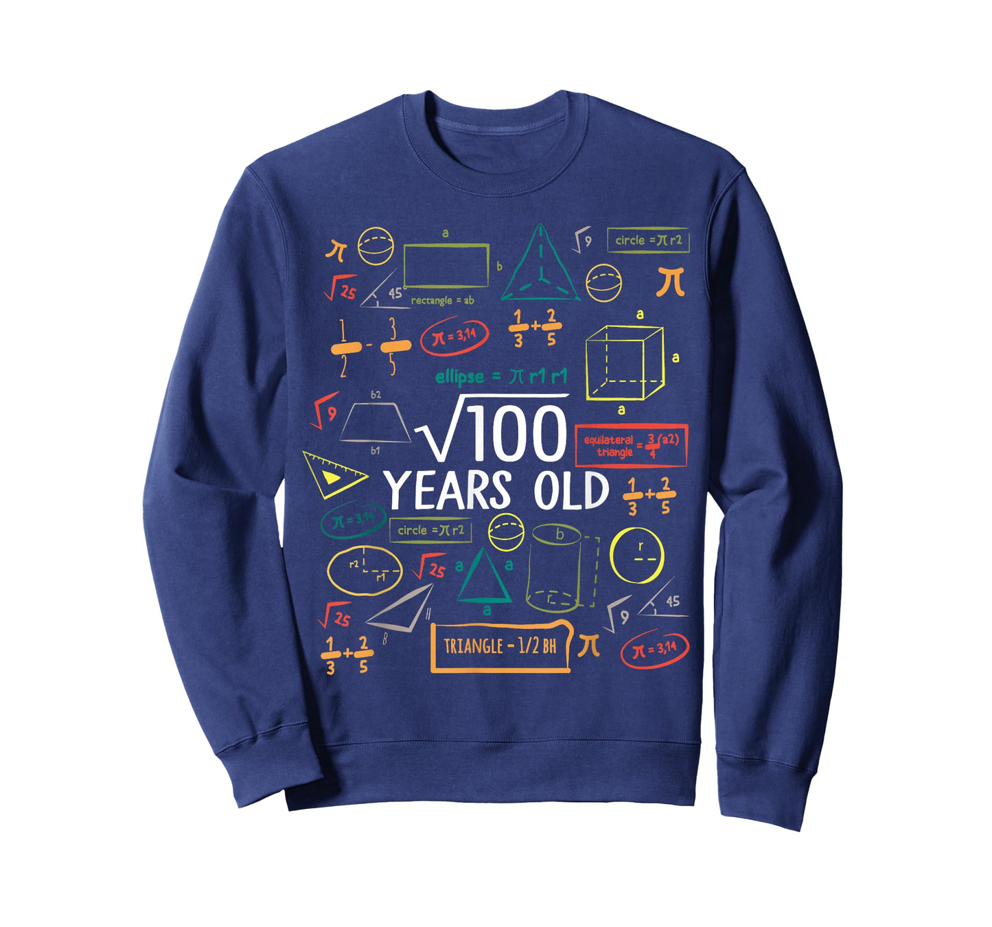 10 Years Old Square Root Math 10th Birthday Boy Girl Kids T-Shirt