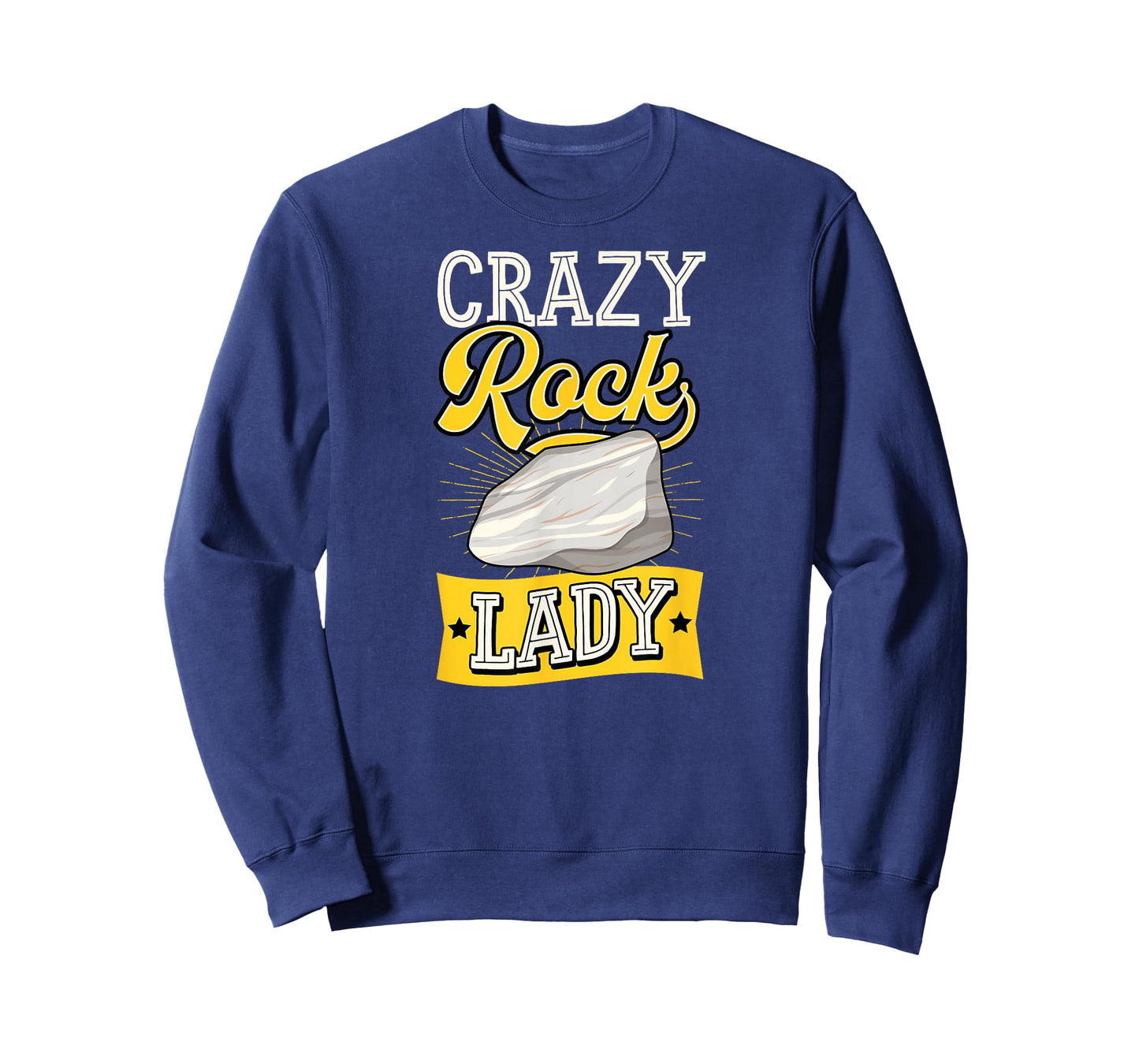 Crazy Rock Lady Funny Geology Teacher Geologist Joke T-Shirt
