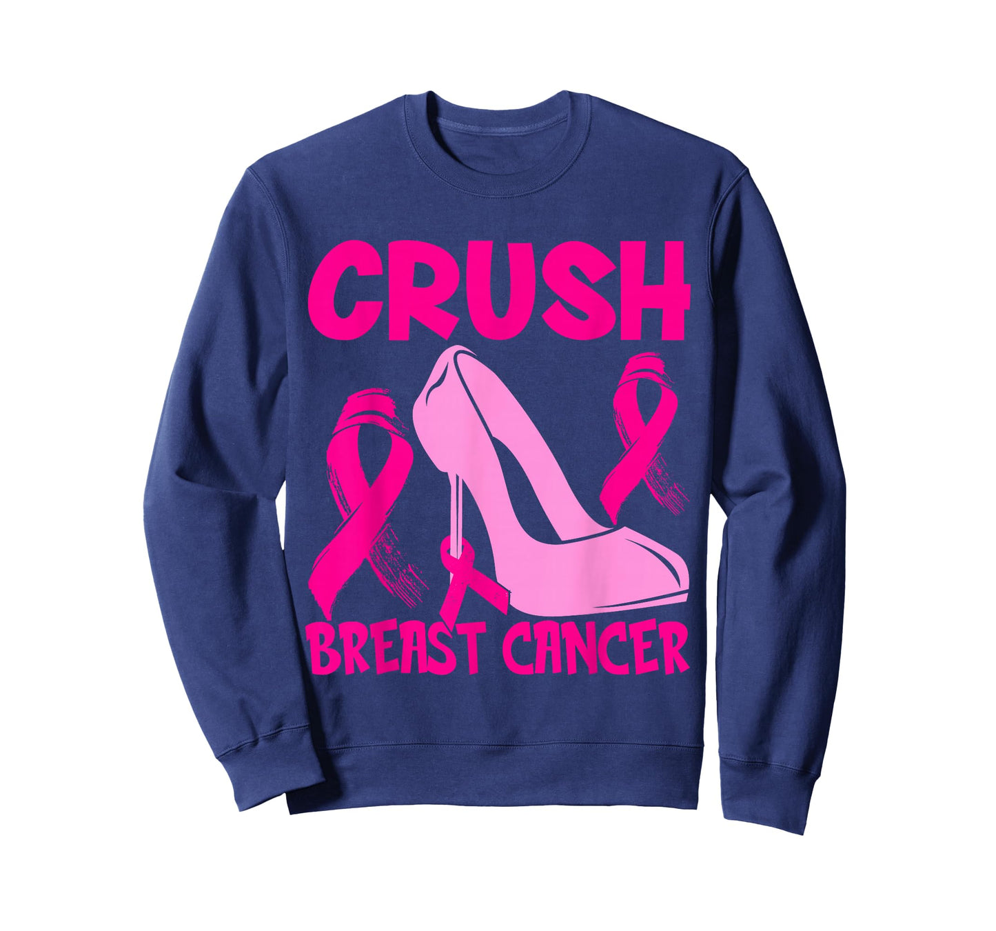 Crush Breast Cancer Awareness pink Men Boys Women T-Shirt