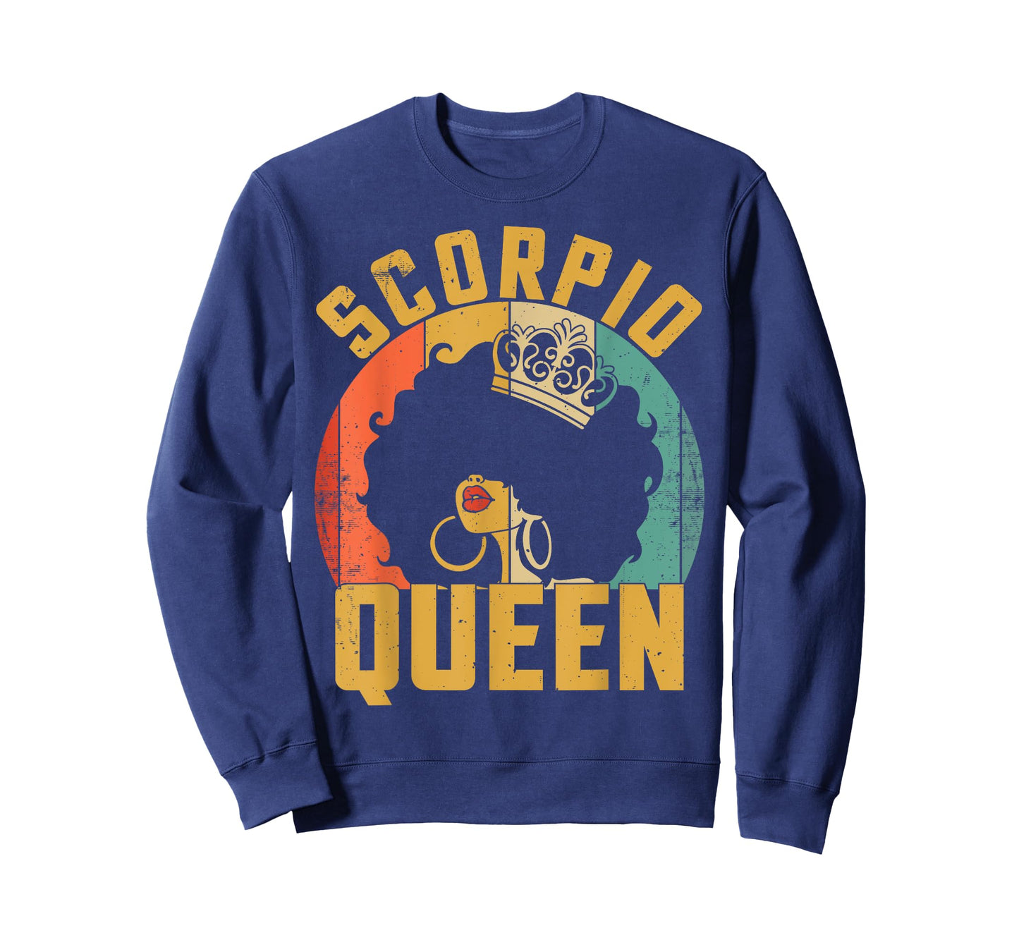 Birthday Afro Scorpio Queen African American Black Women T-Shirt