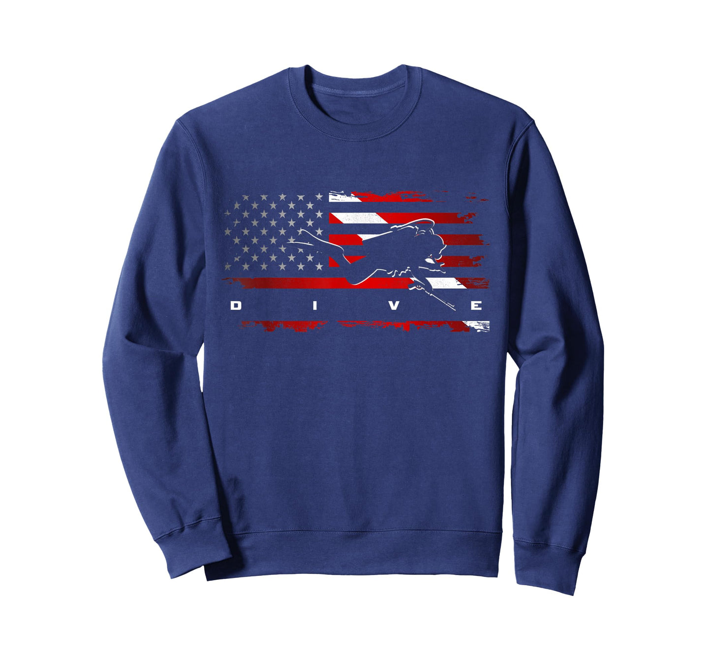 American Flag Scuba Diving Apparel - Scuba Diving T-Shirt