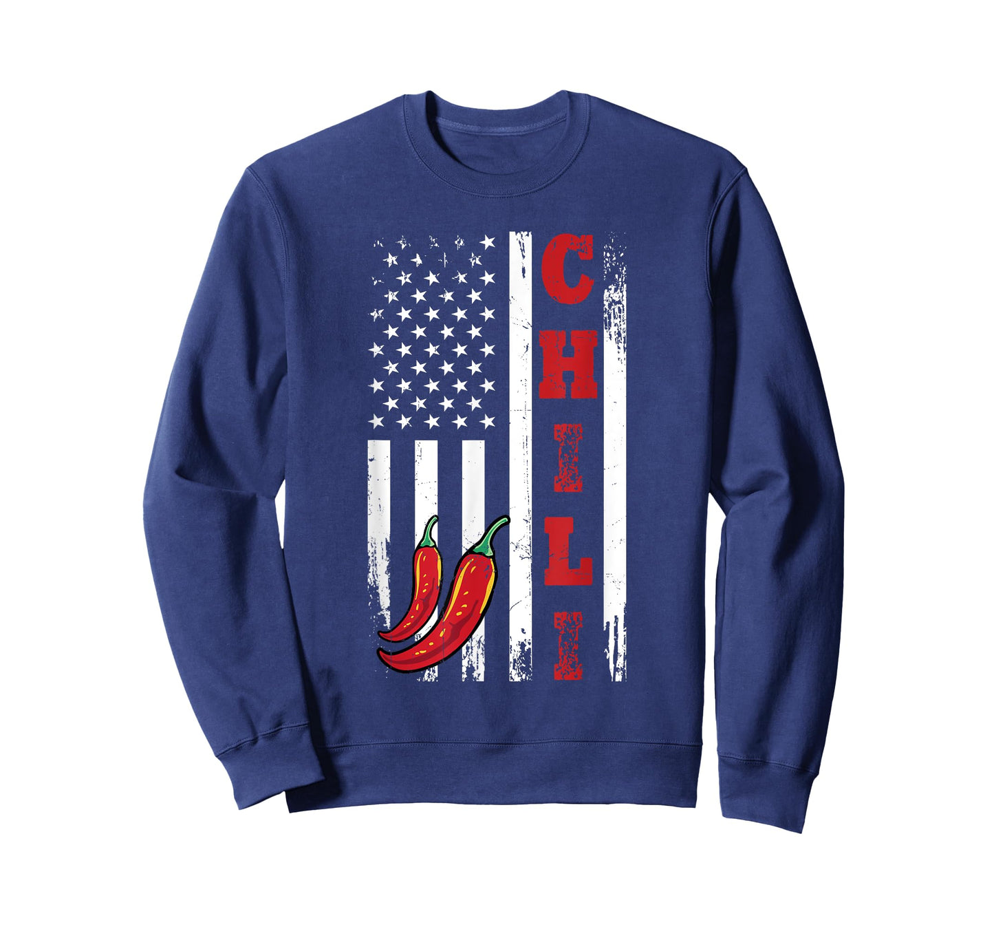 America Chili USA Flag Spicy Red Pepper 4th Of July T-Shirt