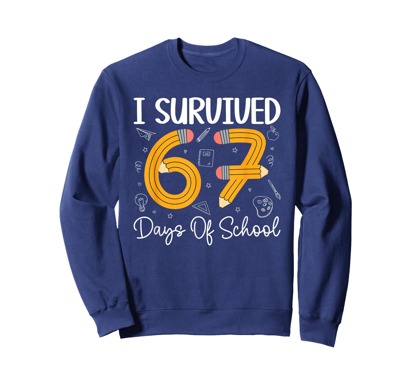 I Survived 67 Days of School Funny 67 Meme Teachers Students T-Shirt
