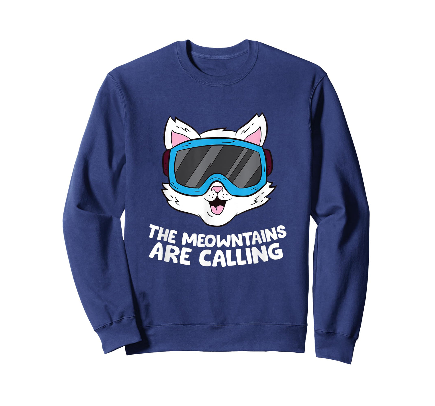 Funny Snowboard Ski Goggle For Snowboarding Cat Skiing T-Shirt for Men Women Girls Kids