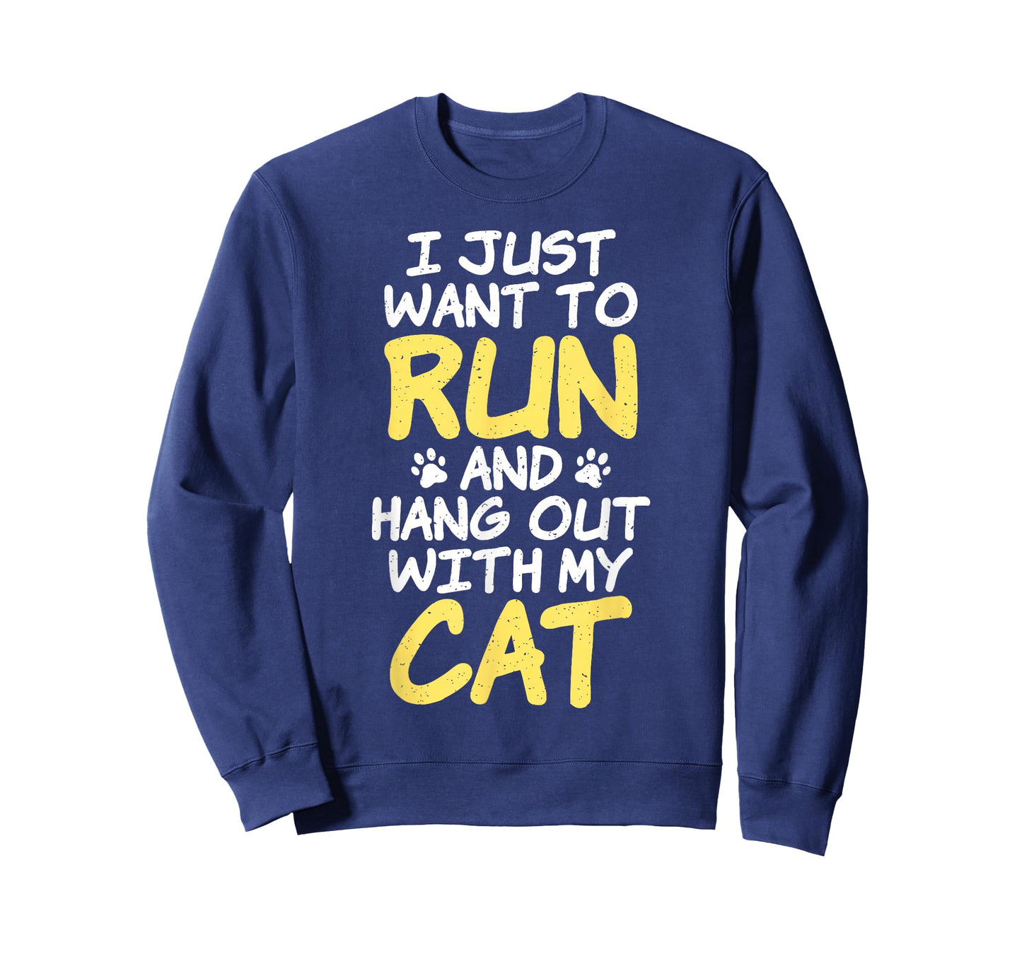 I just want to run and Hang out with my Cat Marathon Runner T-Shirt