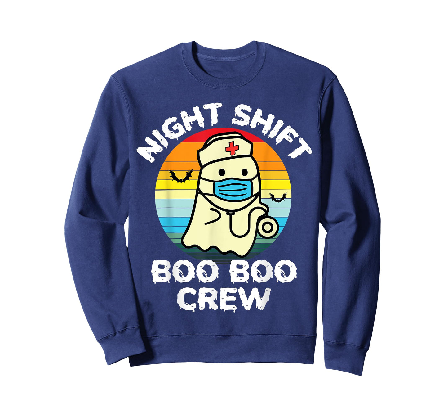 2023 Night Shift Boo Boo Crew Nurse Halloween For Nurses RN T-Shirt