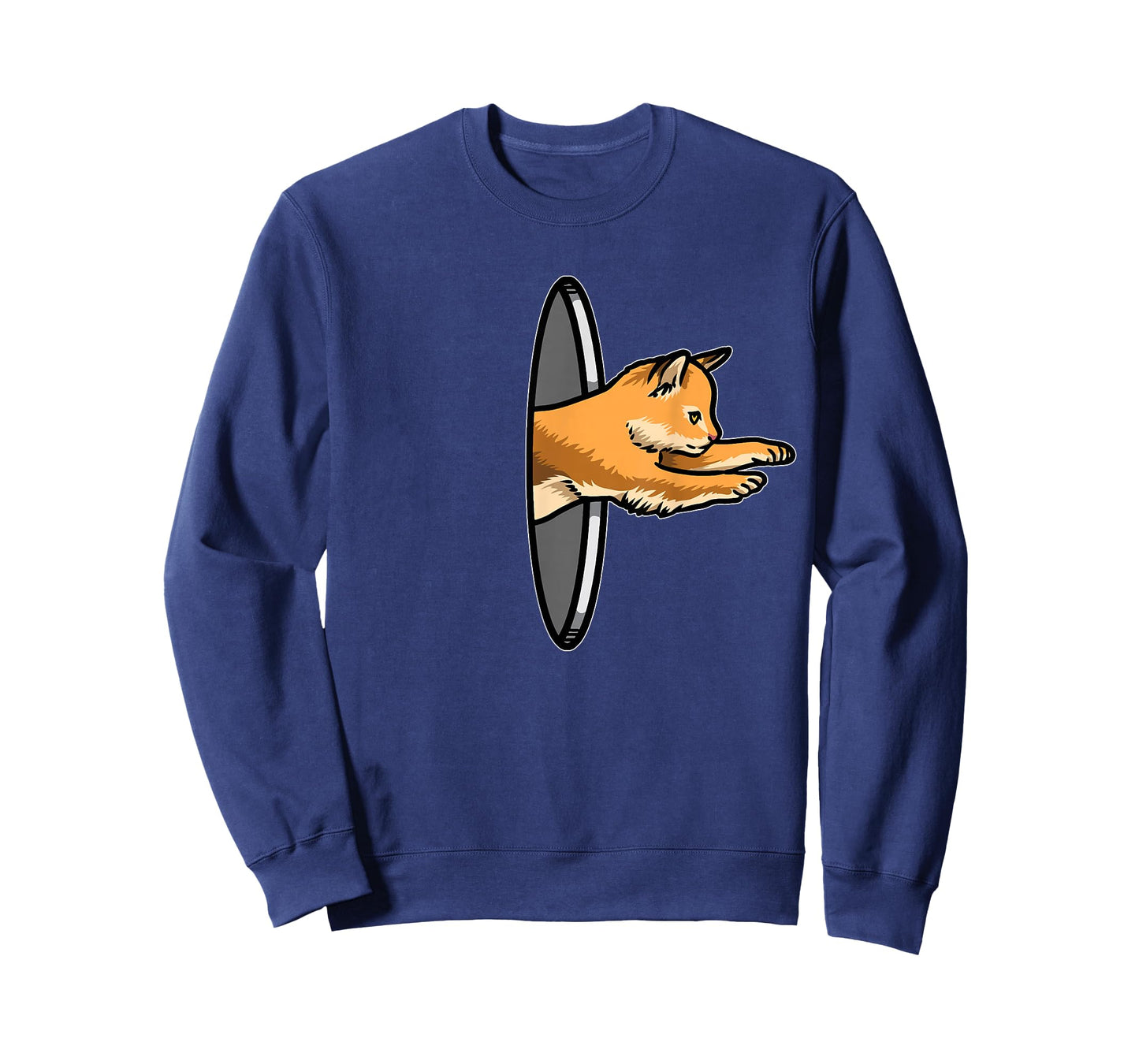 Matching Couple Cat Lover Funny Portal Animal For Him & Her T-Shirt