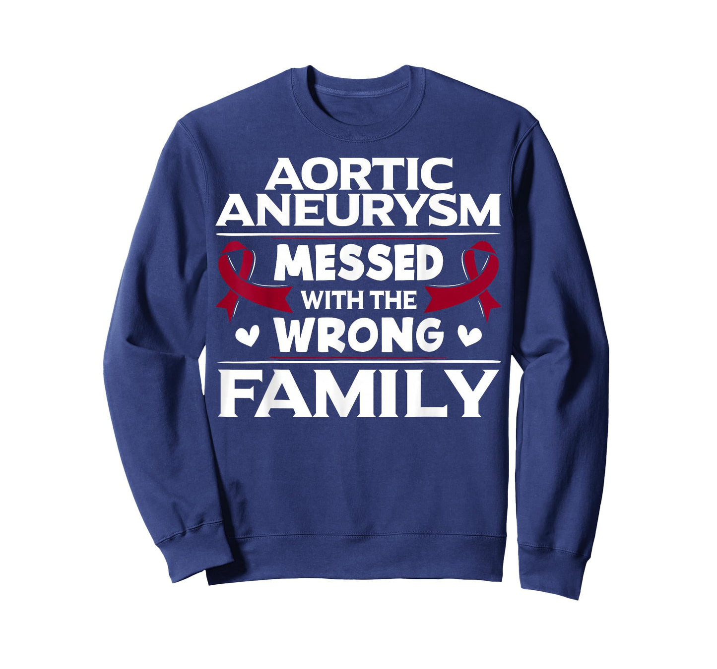 Aortic Aneurysm Gift Burgundy Awareness Ribbon T-Shirt