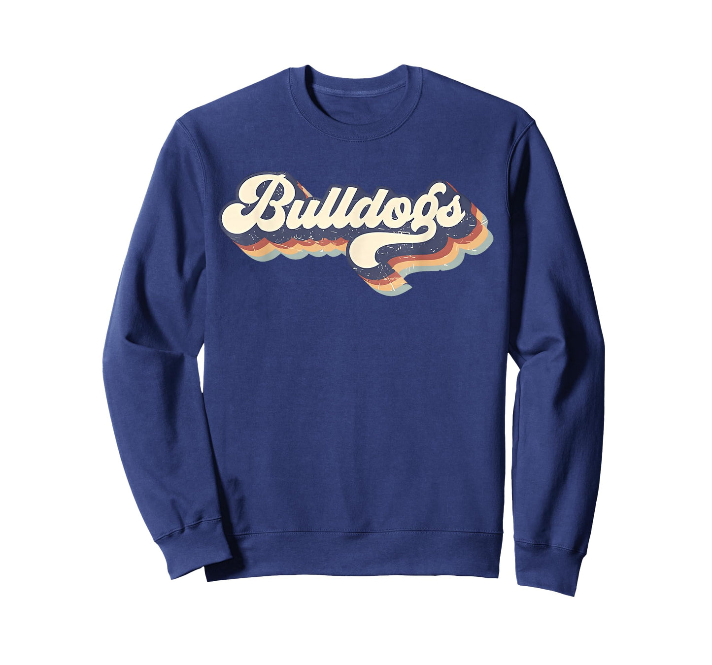 Bulldogs Mascot Retro Back to School Team Spirit T-Shirt