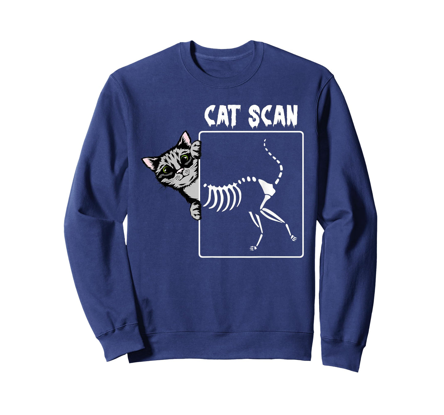 Cat Scan CT Funny Cat X Ray Pun Meme Rad Tech Cat Lover T-Shirt