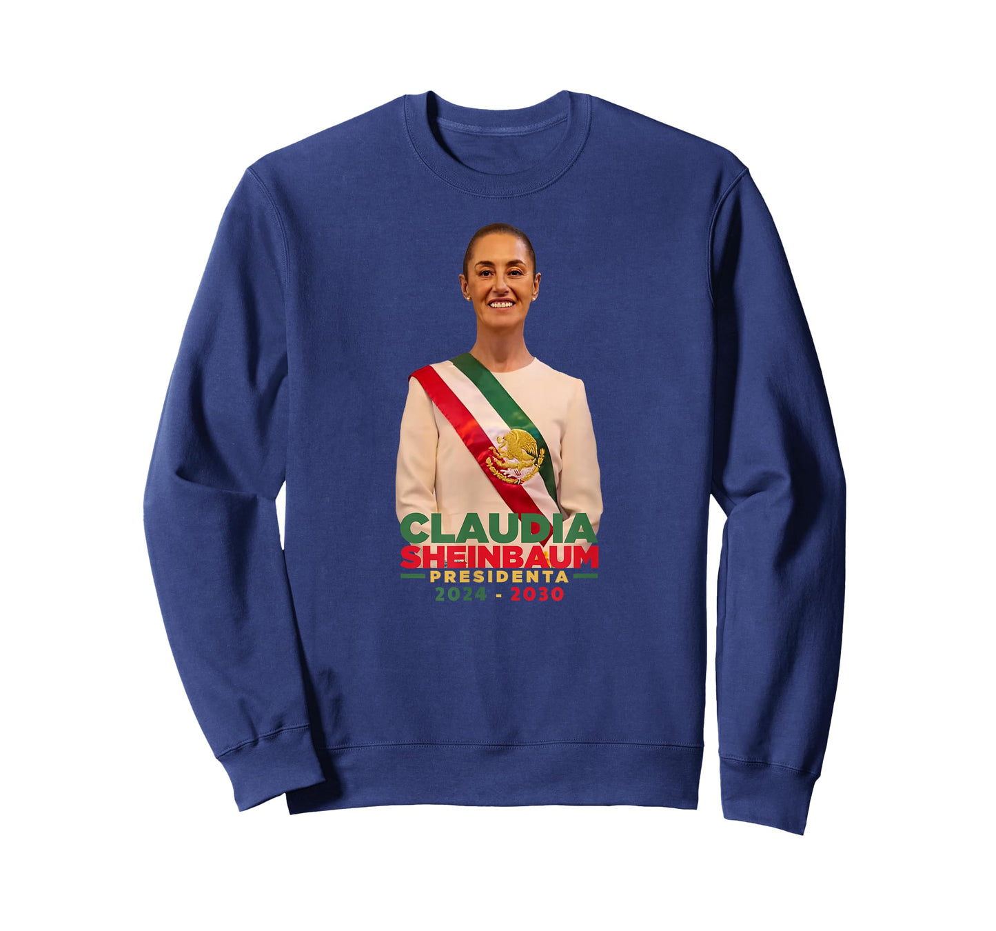 Claudia Sheinbaum Presidenta Mexico Banda Bandera 2024 2030 T-Shirt