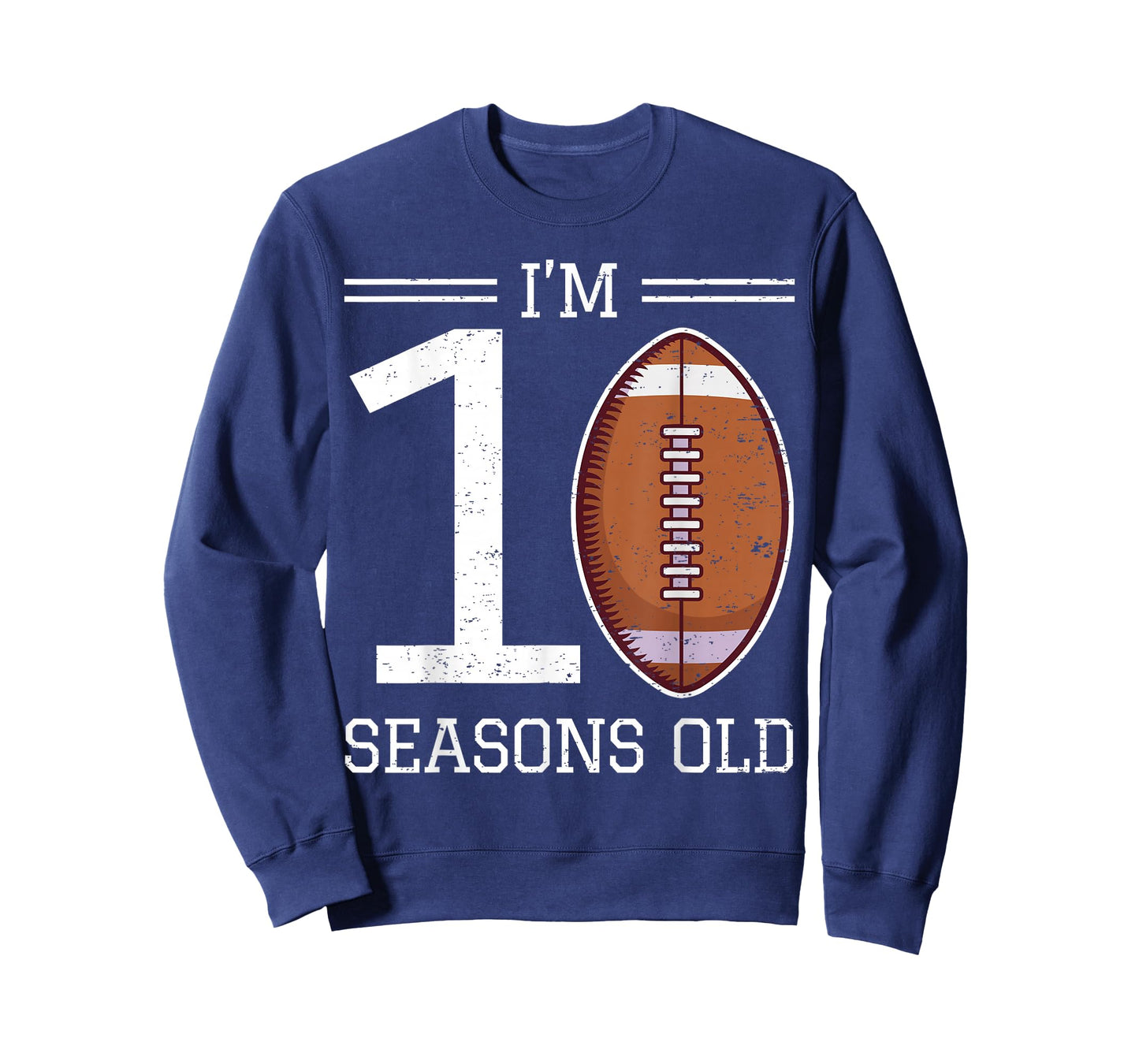 Milestone 10th Birthday American Football Boy 10 Years Old T-Shirt